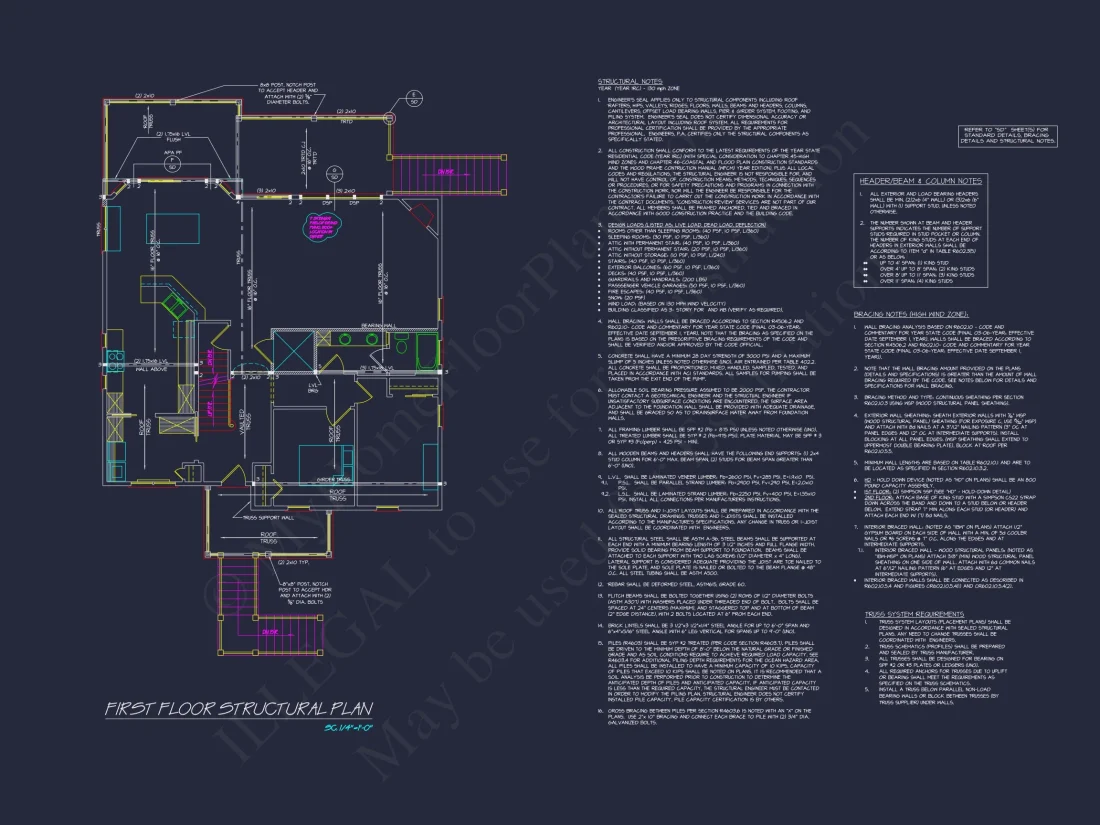 Elegant Coastal house Floor Plan with Detailed CAD Designs