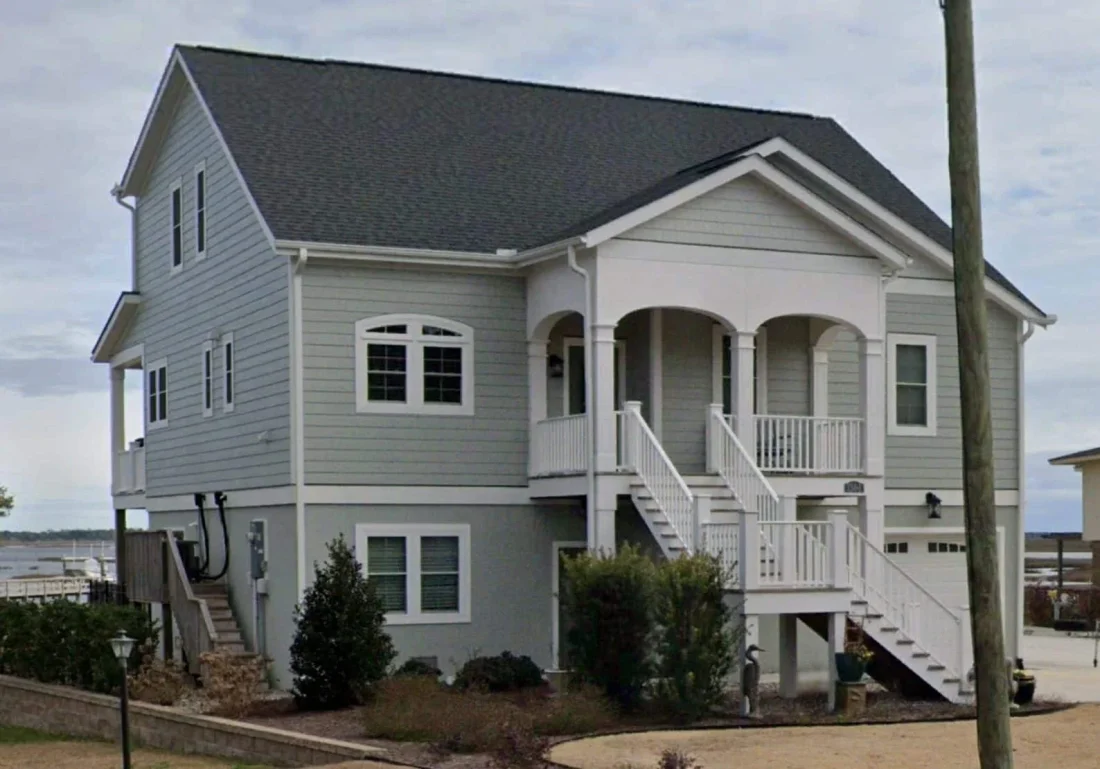 Elegant Coastal house Floor Plan with Detailed CAD Designs