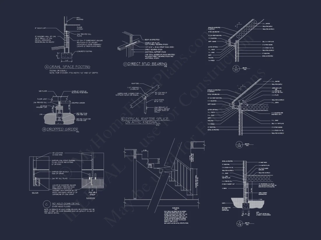 Charming Architectural house Plan with CAD and 2 Floors