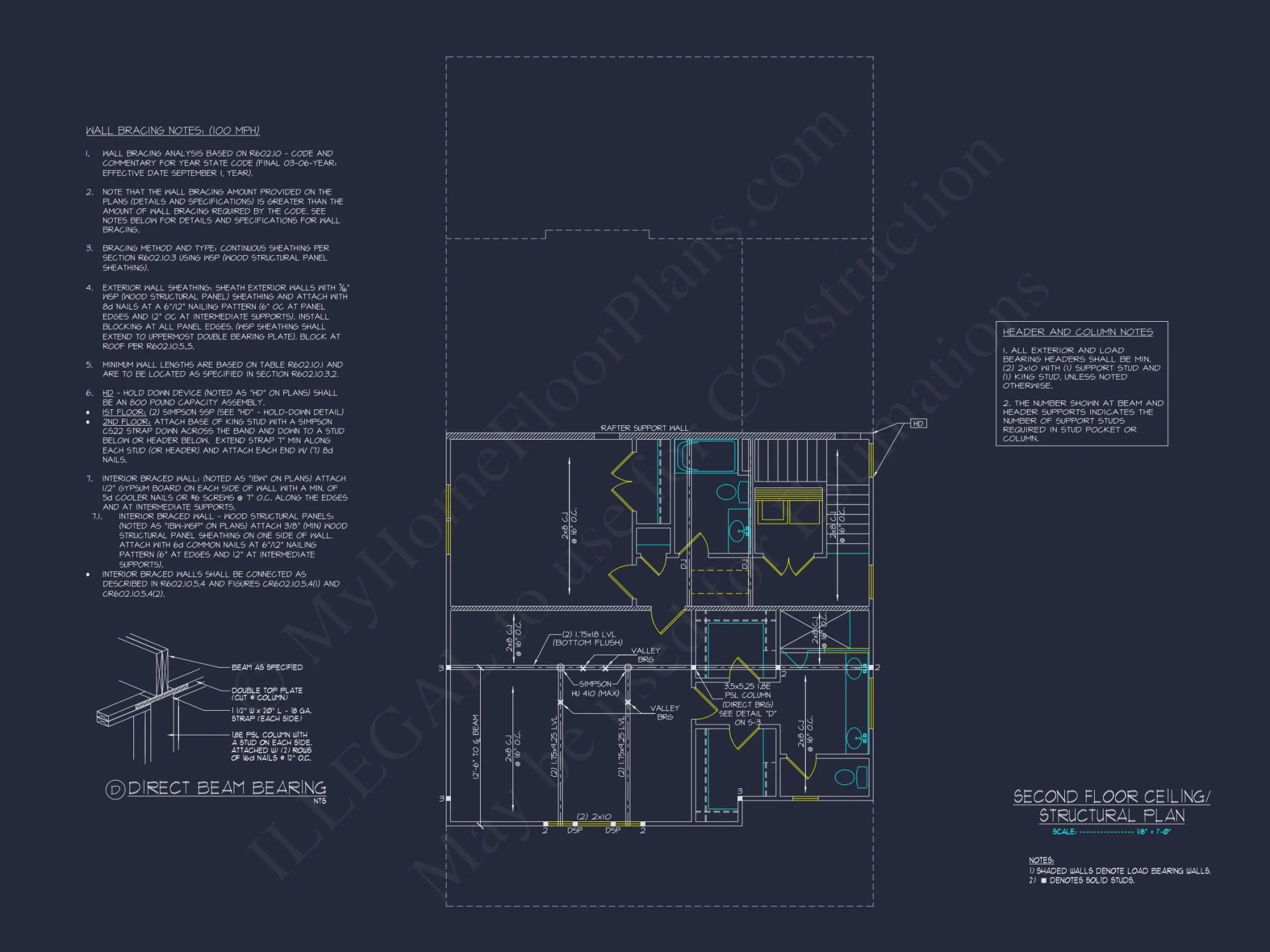 Charming Architectural house Plan with CAD and 2 Floors