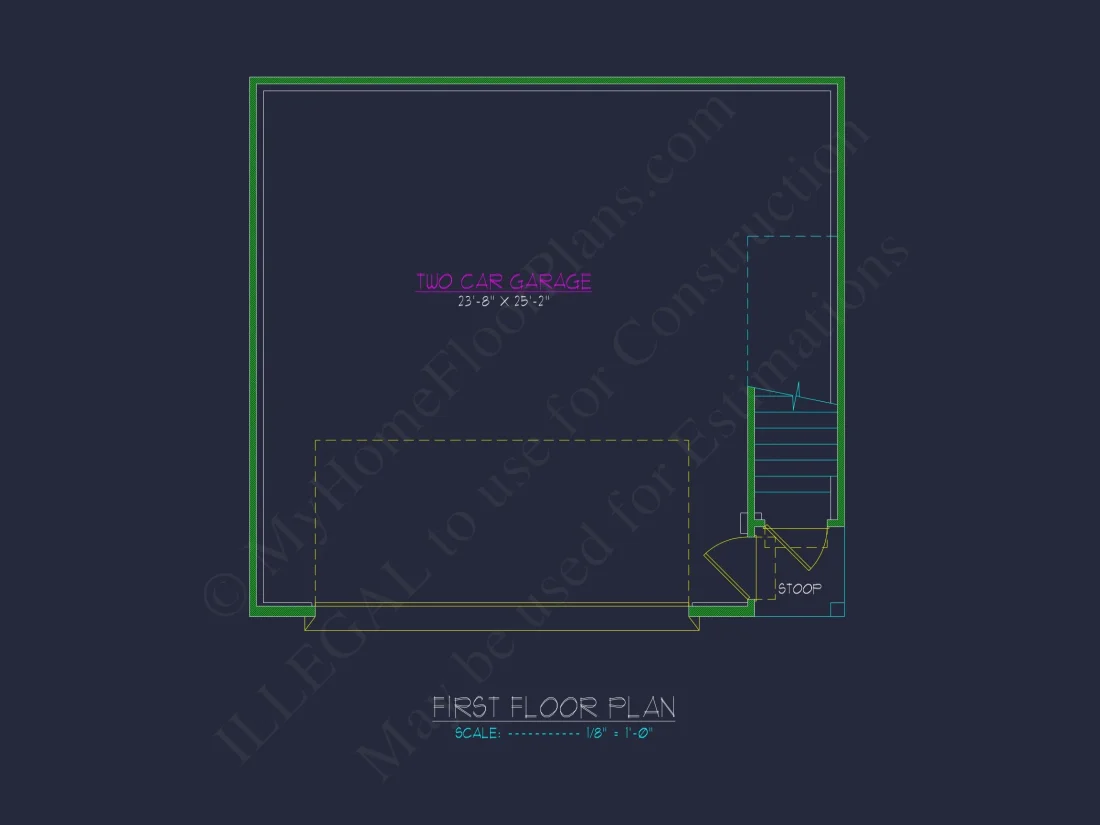 Charming Architectural house Plan with CAD and 2 Floors