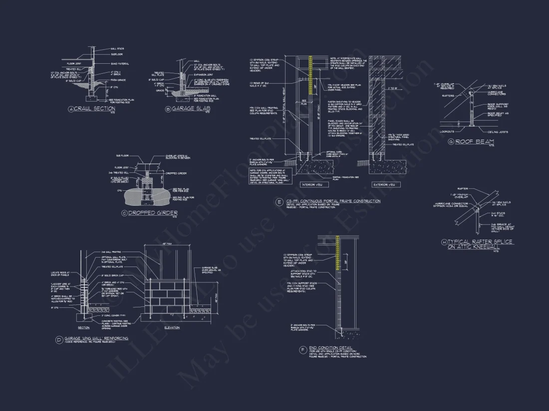 Modern house Plan with 4 Bedrooms, CAD Blueprints, and Designs