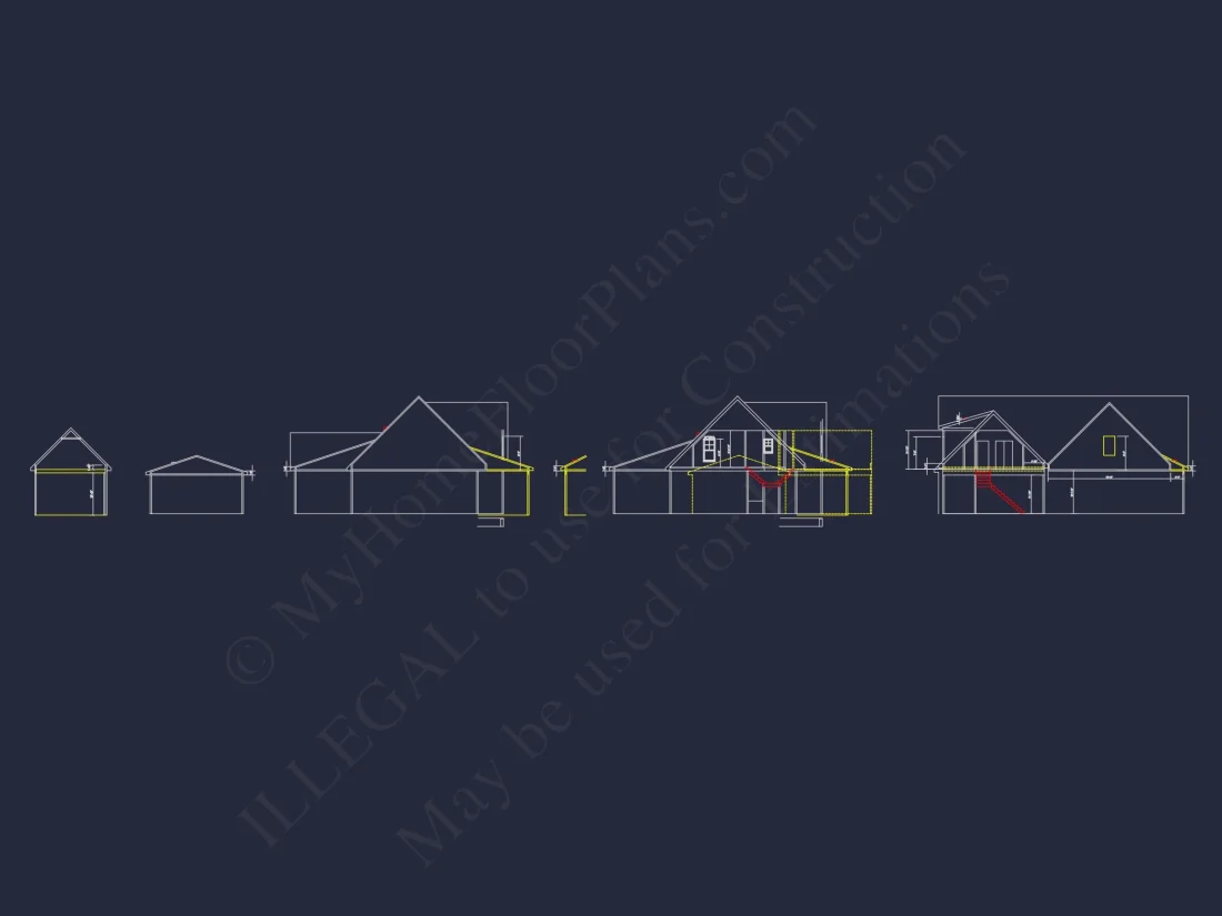Craftsman-Style house Plan with Open Floor Design & CAD Blueprint
