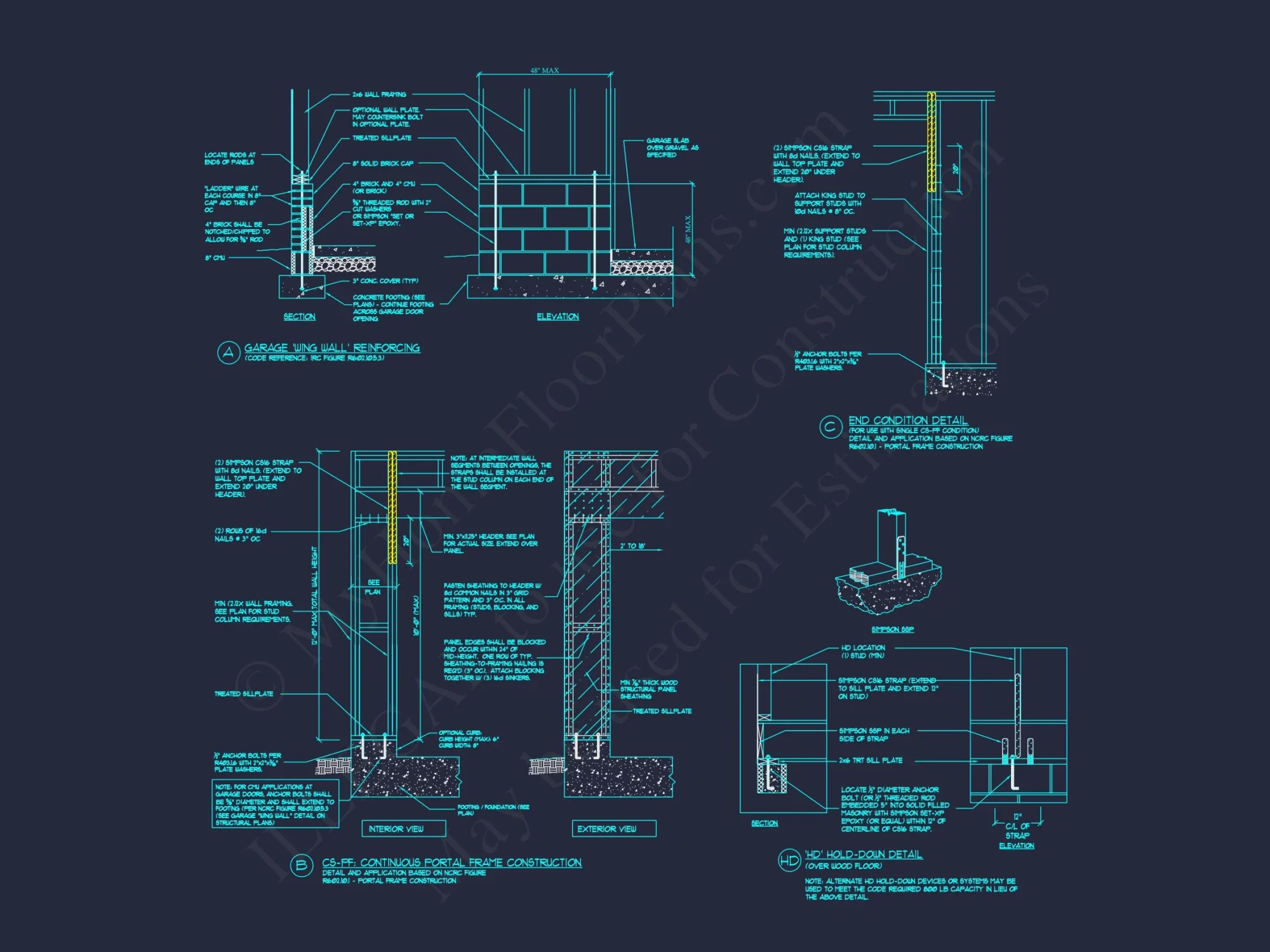 Craftsman-Style house Plan with Open Floor Design & CAD Blueprint