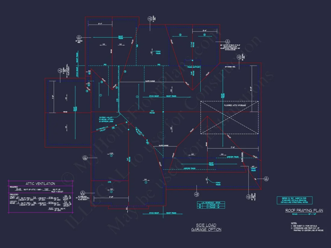 Craftsman-Style house Plan with Open Floor Design & CAD Blueprint