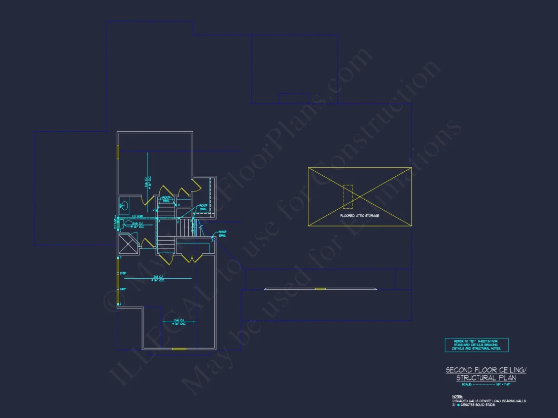 Craftsman-Style house Plan with Open Floor Design & CAD Blueprint