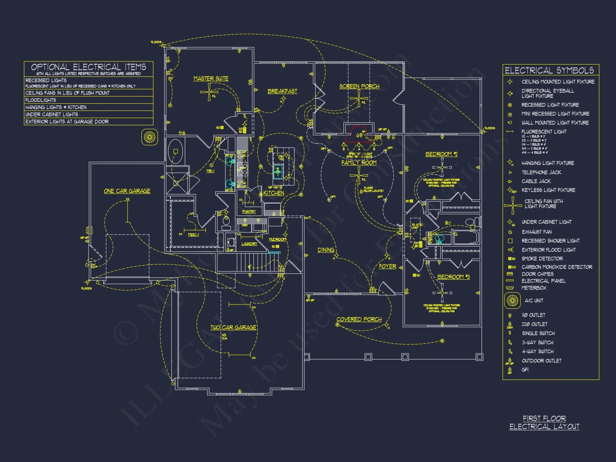 Craftsman-Style house Plan with Open Floor Design & CAD Blueprint