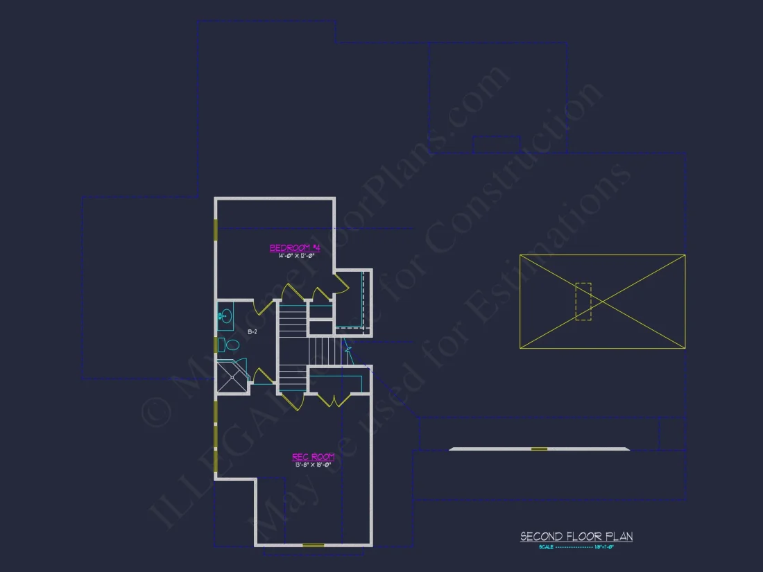 Craftsman-Style house Plan with Open Floor Design & CAD Blueprint