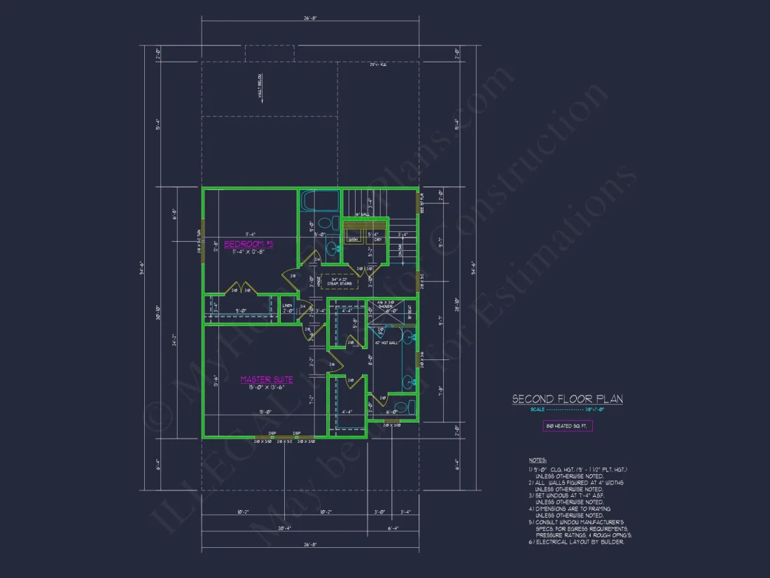 Elegant Craftsman house Plan with 3 Bedrooms & 2 Floor Designs