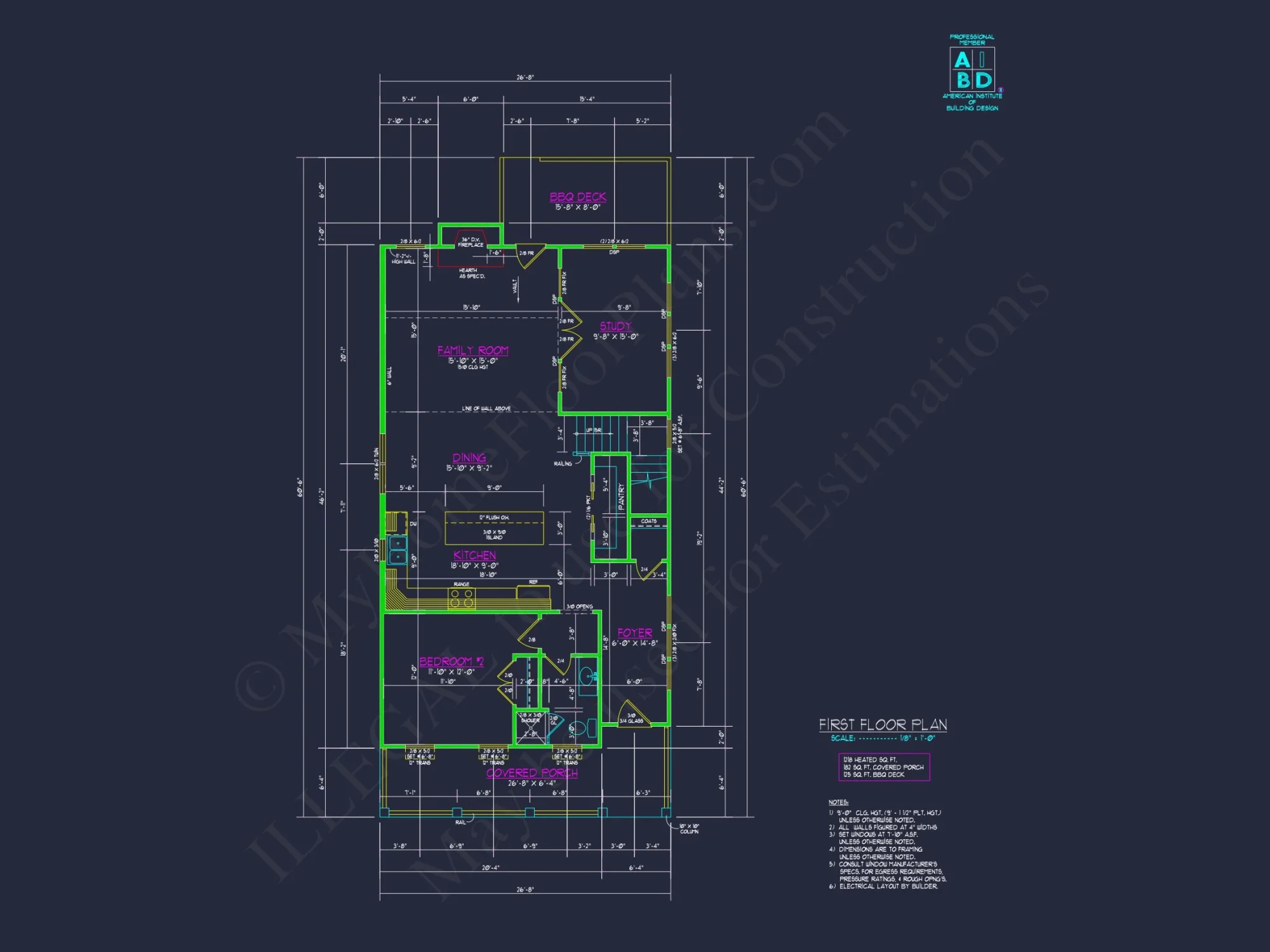Elegant Craftsman house Plan with 3 Bedrooms & 2 Floor Designs