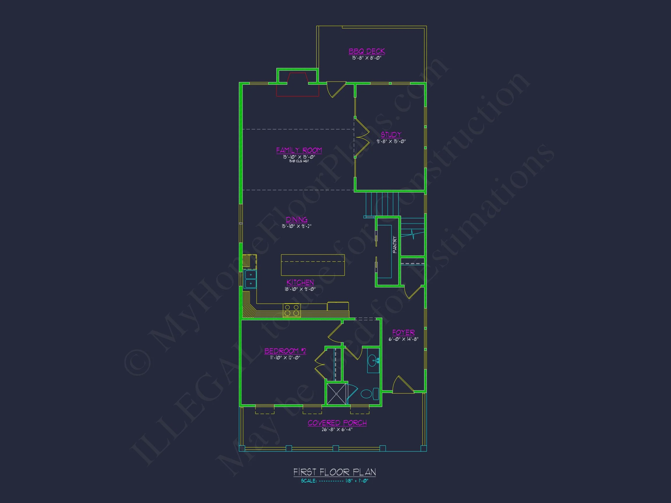 Elegant Craftsman house Plan with 3 Bedrooms & 2 Floor Designs