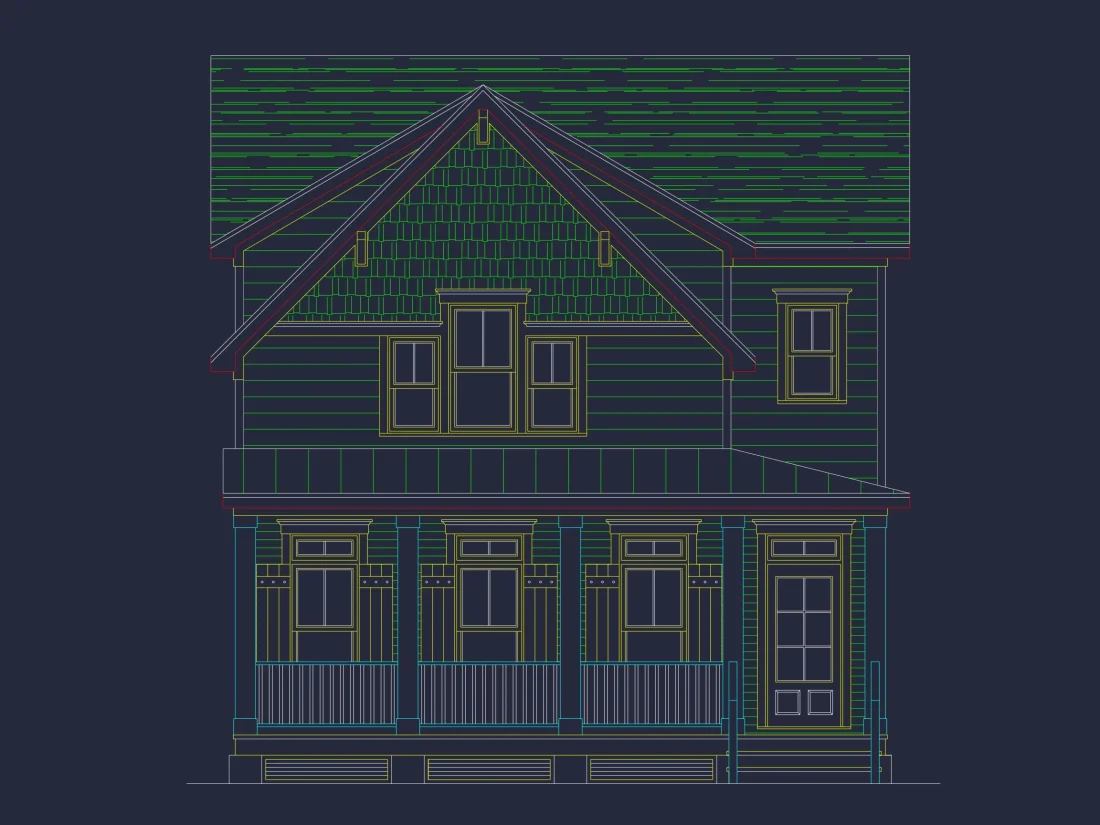 Modern Craftsman house Plan: Stunning Architecture & Floor Design