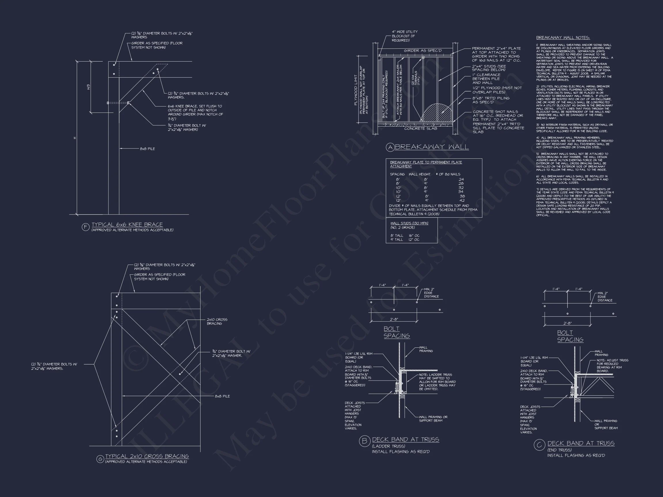 17-1061 HOUSE PLAN - Modern Beach House Floor Plan with CAD Designs & Features 15 Modern Beach house Floor Plan with CAD Designs & Features
