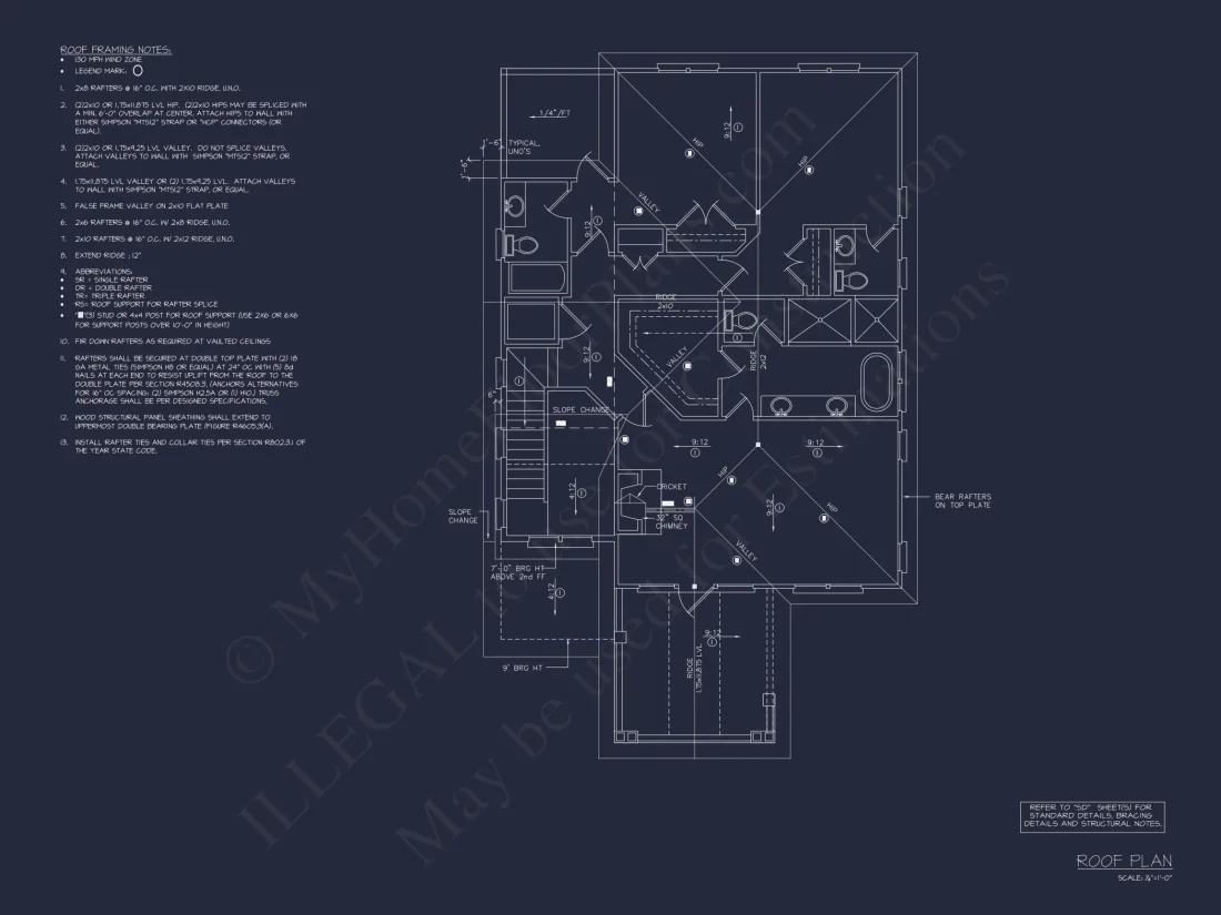 Modern Beach house Floor Plan with CAD Designs & Features