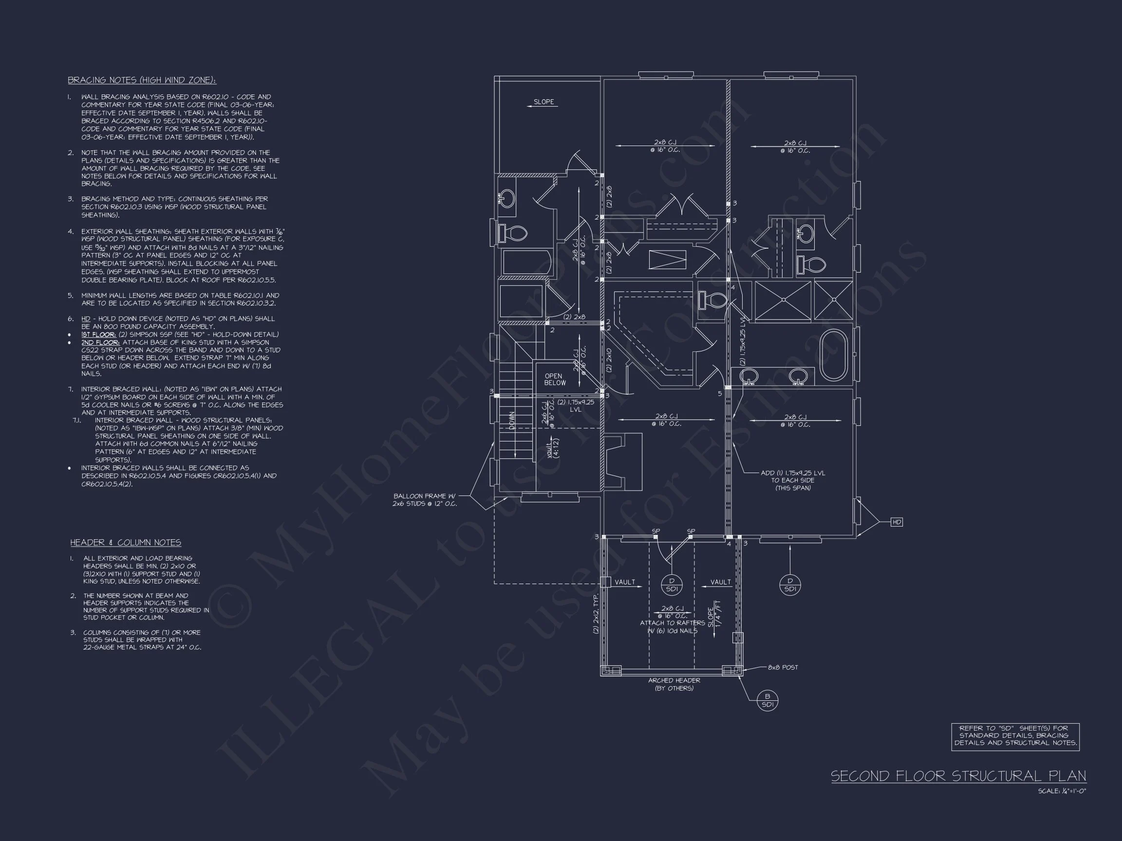 17-1061 HOUSE PLAN - Modern Beach House Floor Plan with CAD Designs & Features 12 Modern Beach house Floor Plan with CAD Designs & Features
