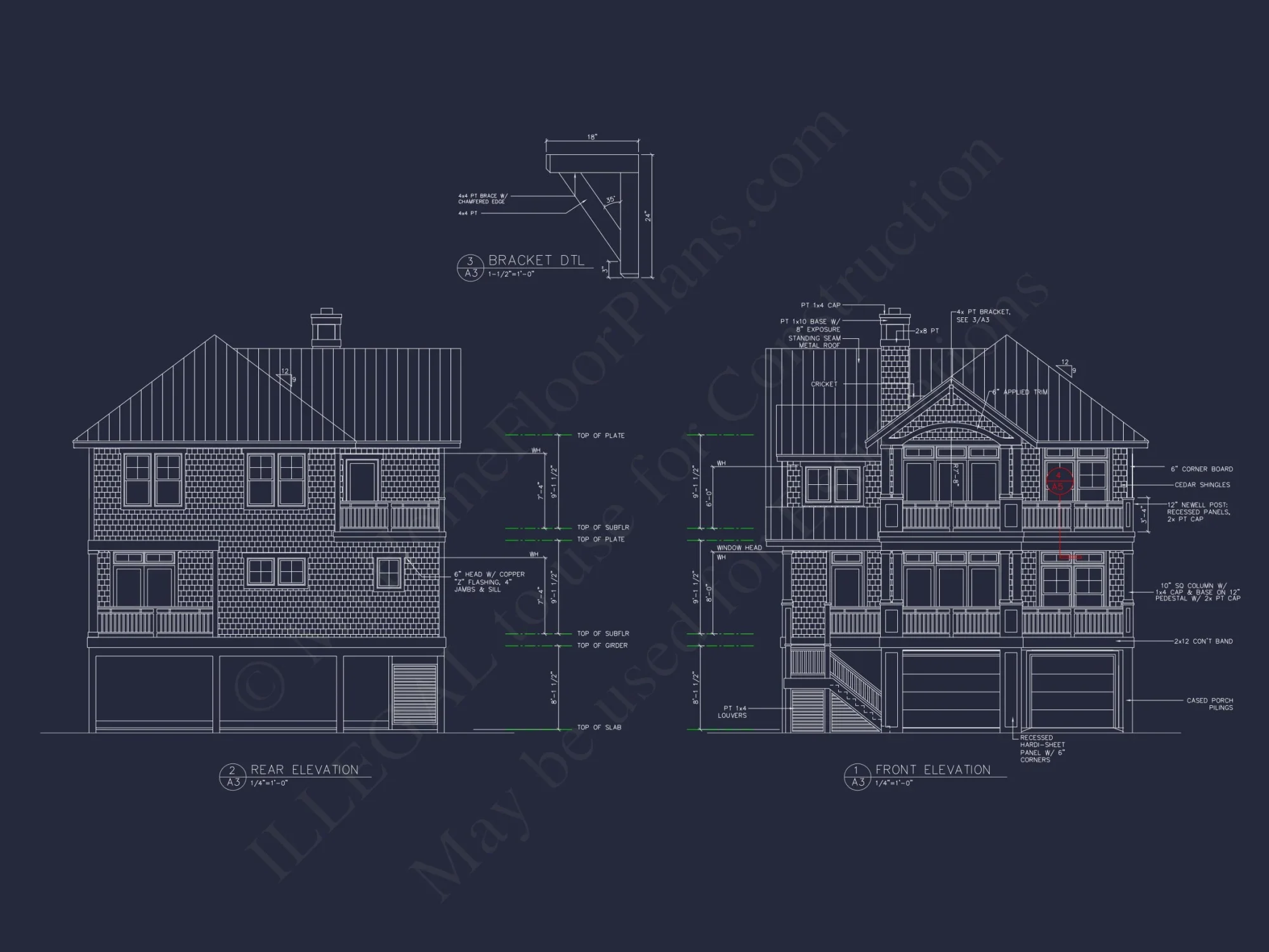 Modern Beach house Floor Plan with CAD Designs & Features