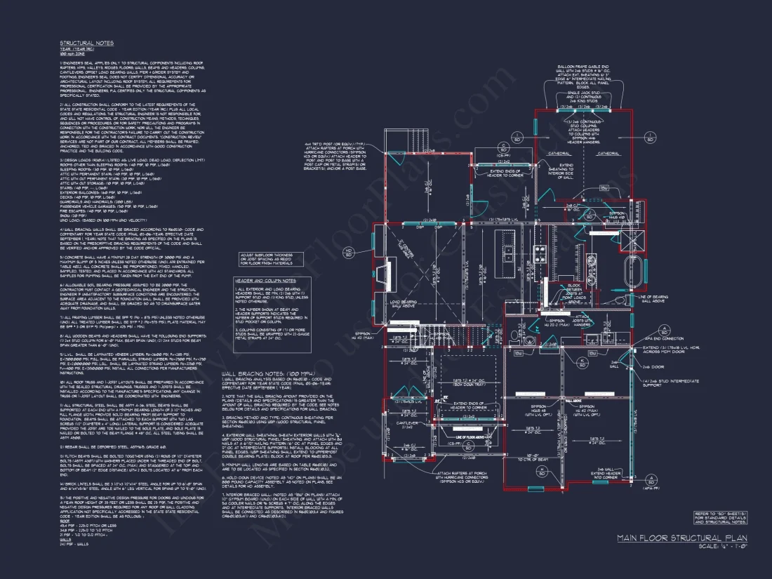 Stylish Craftsman house Plan with Detailed Architectural Blueprint
