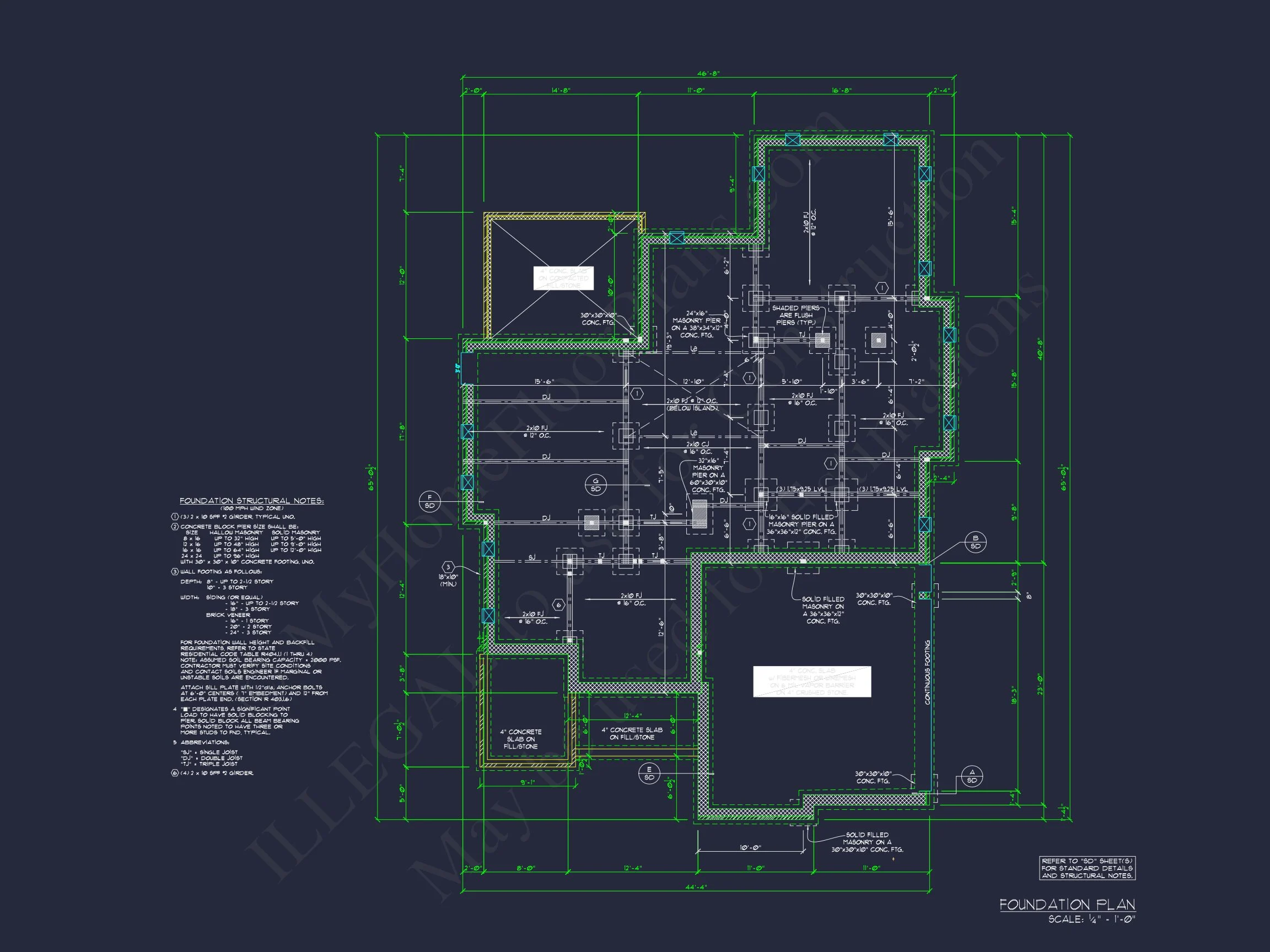 16-1572 HOUSE PLAN - Stylish Craftsman House Plan with Detailed Architectural Blueprint 11 Stylish Craftsman house Plan with Detailed Architectural Blueprint
