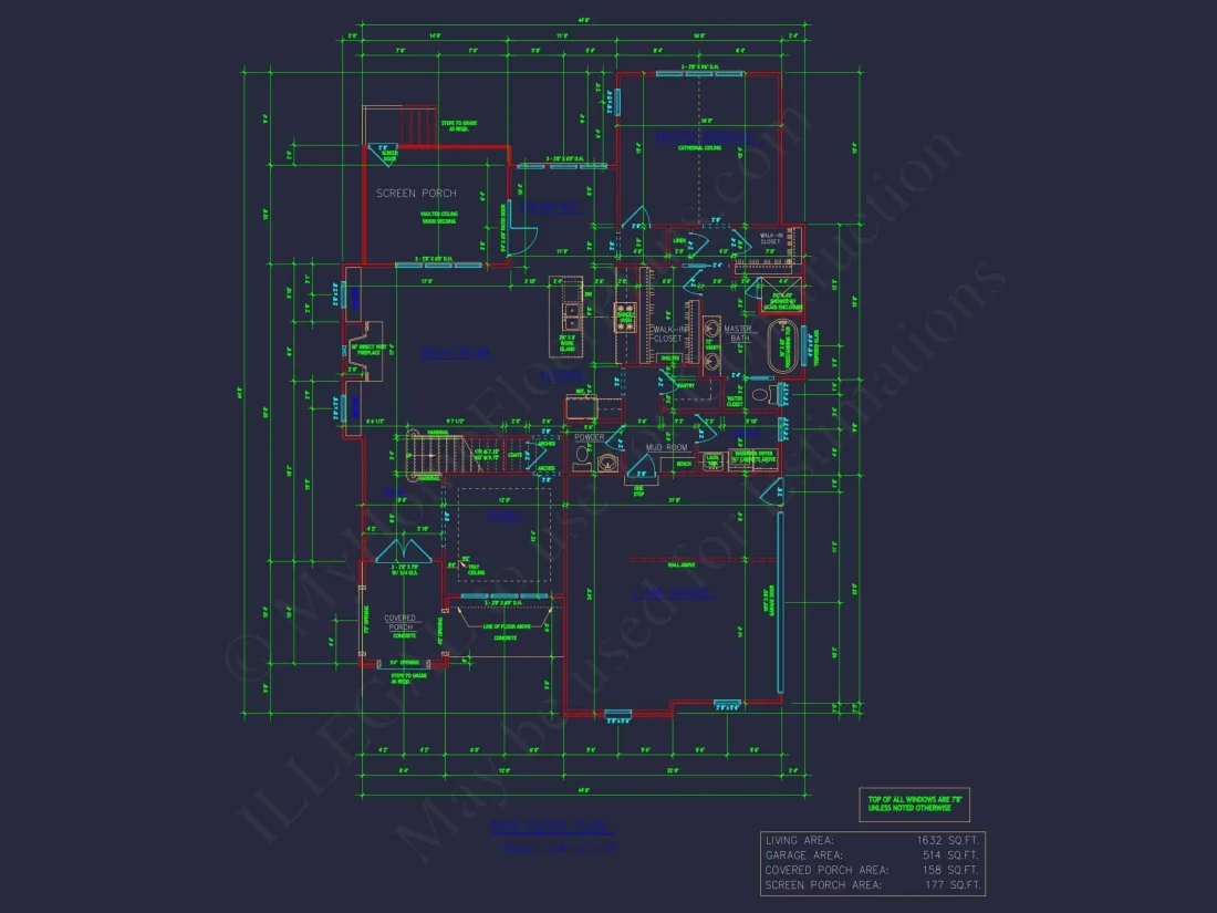 Stylish Craftsman house Plan with Detailed Architectural Blueprint