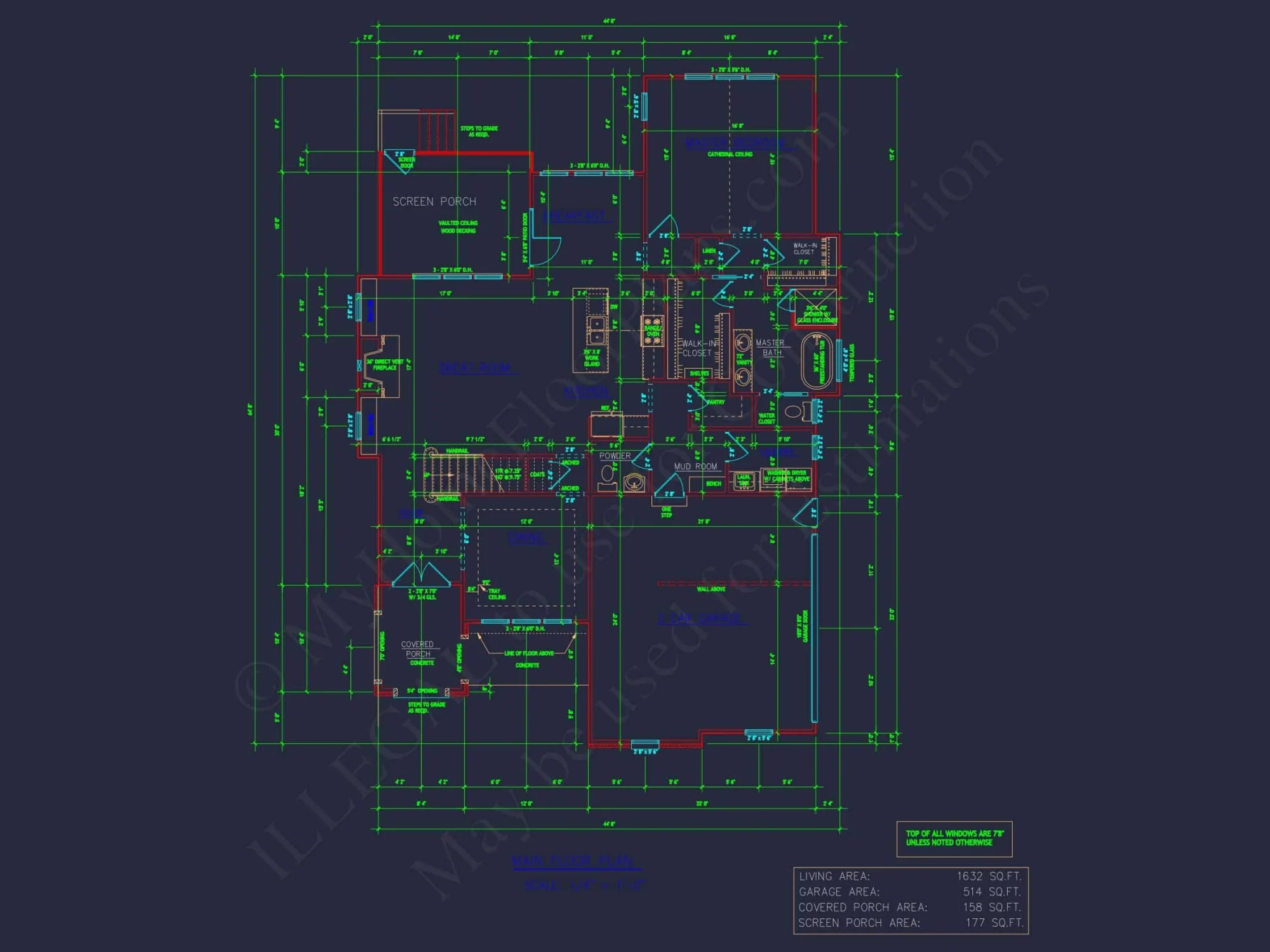Stylish Craftsman house Plan with Detailed Architectural Blueprint
