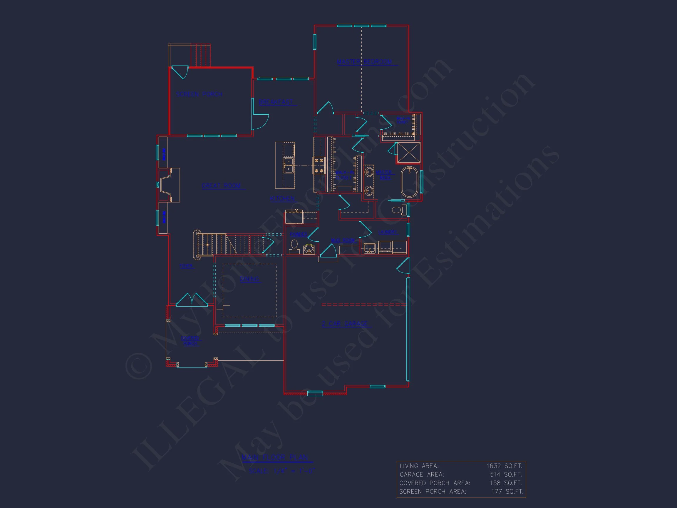 16-1572 HOUSE PLAN - Stylish Craftsman House Plan with Detailed Architectural Blueprint 3 Stylish Craftsman house Plan with Detailed Architectural Blueprint