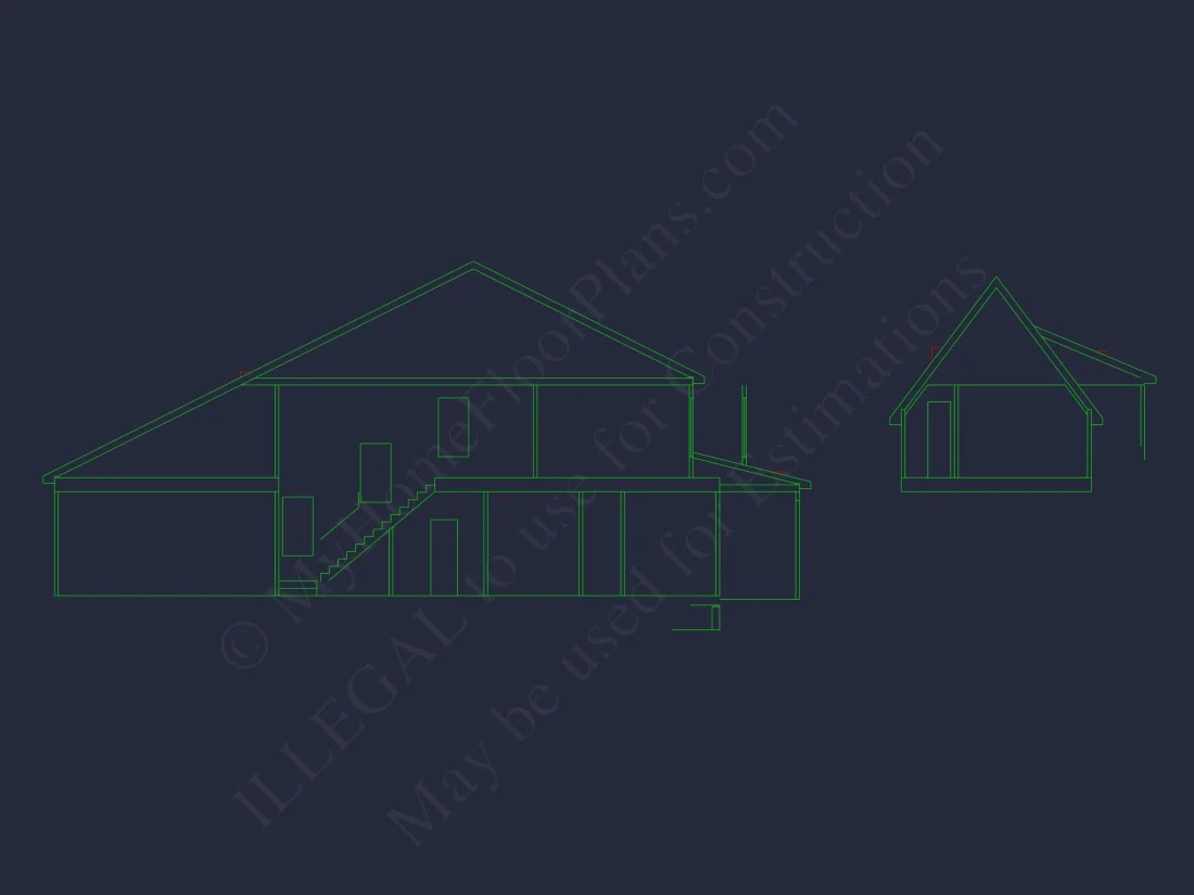 Craftsman house Plan with Spacious Floor Plan and CAD Designs