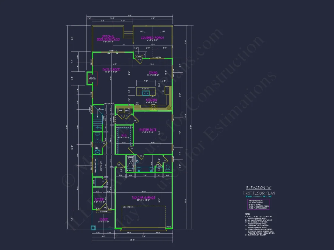 Craftsman house Plan with Spacious Floor Plan and CAD Designs