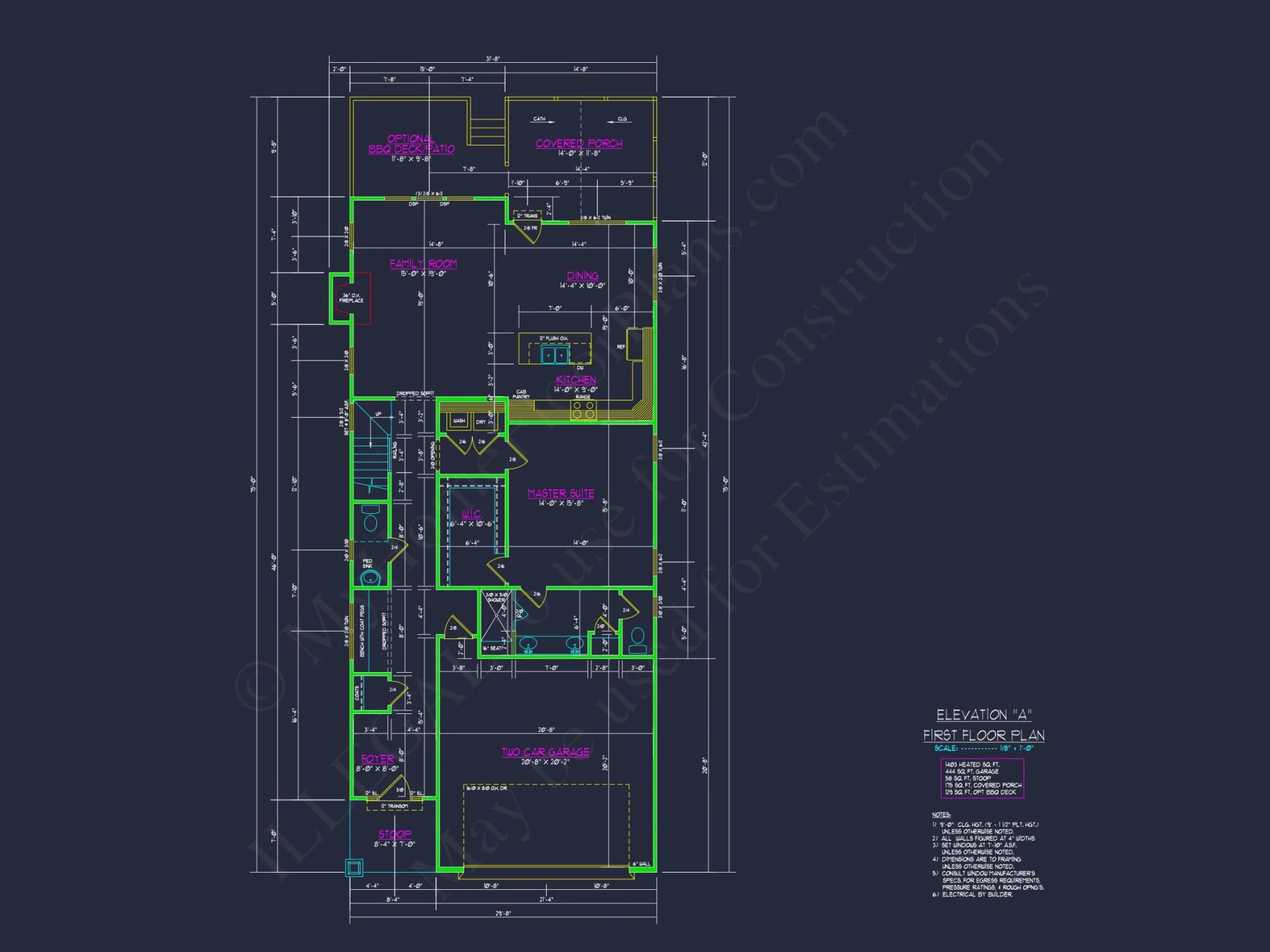 Craftsman house Plan with Spacious Floor Plan and CAD Designs