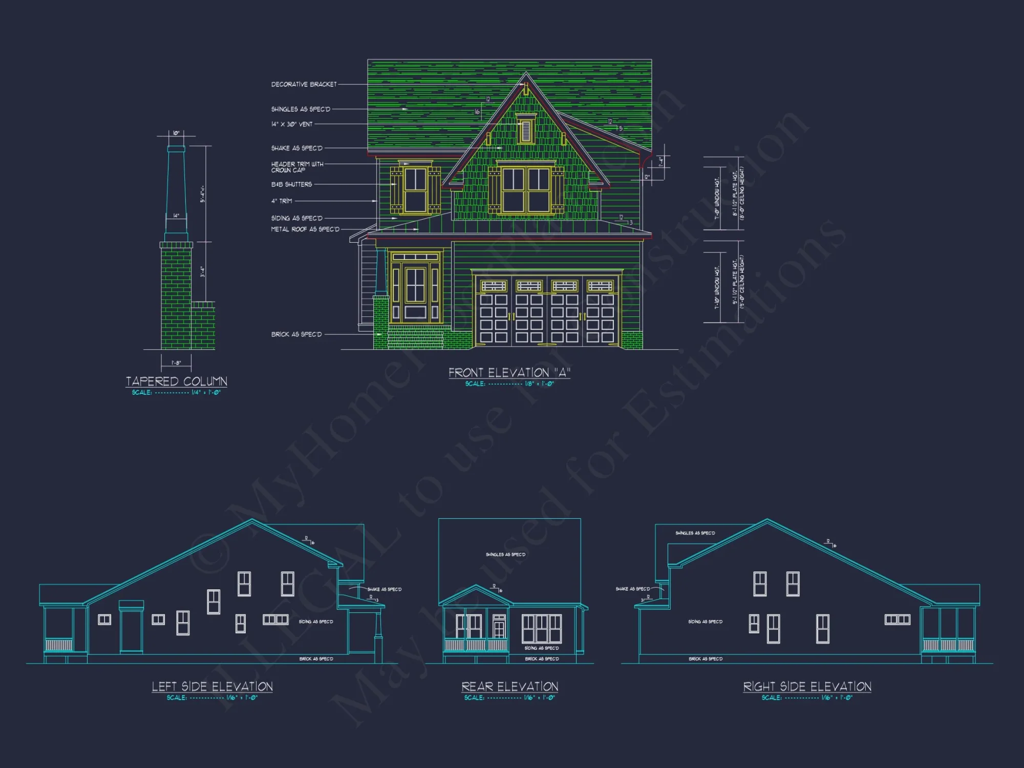 Craftsman house Plan with Spacious Floor Plan and CAD Designs