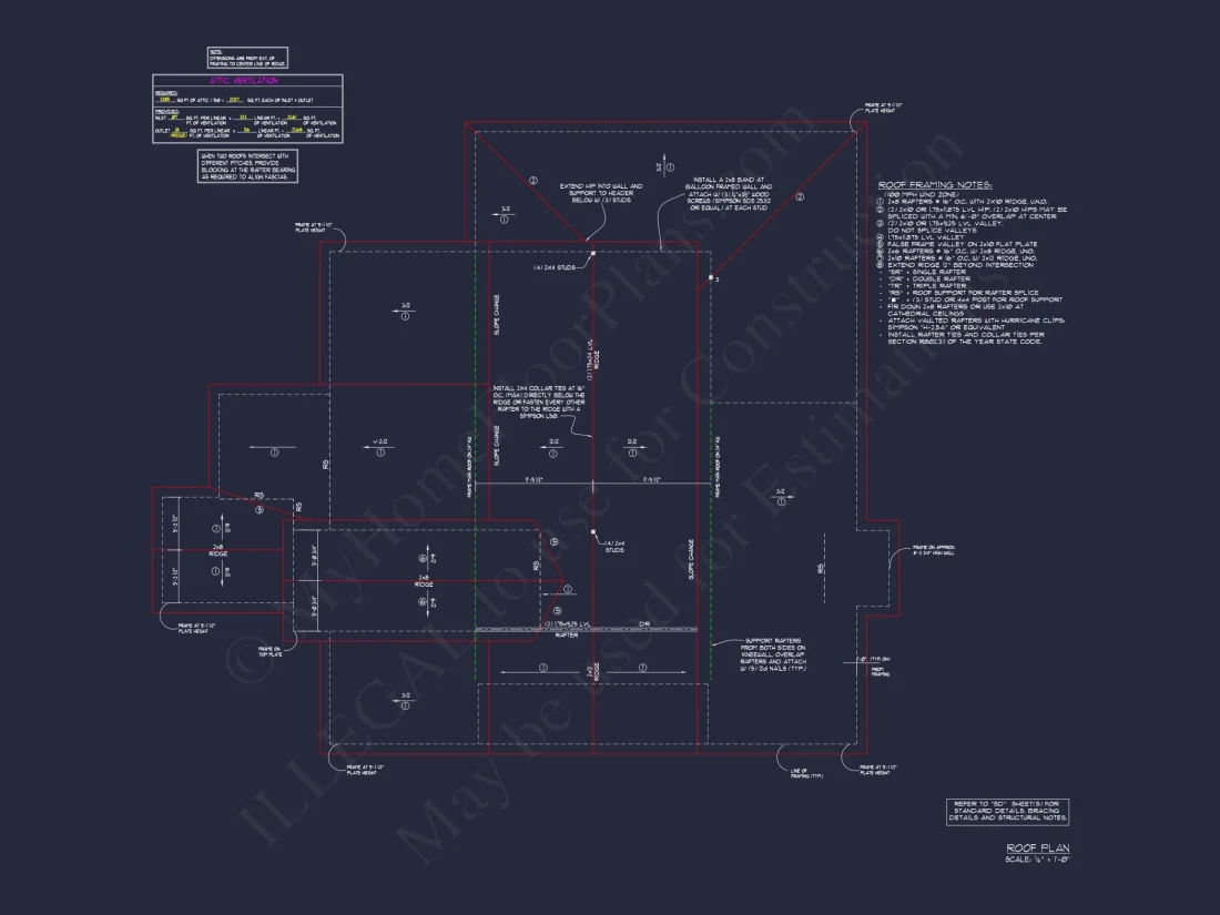 Modern house Floor Plan: Custom Blueprint with 1.5 Stories