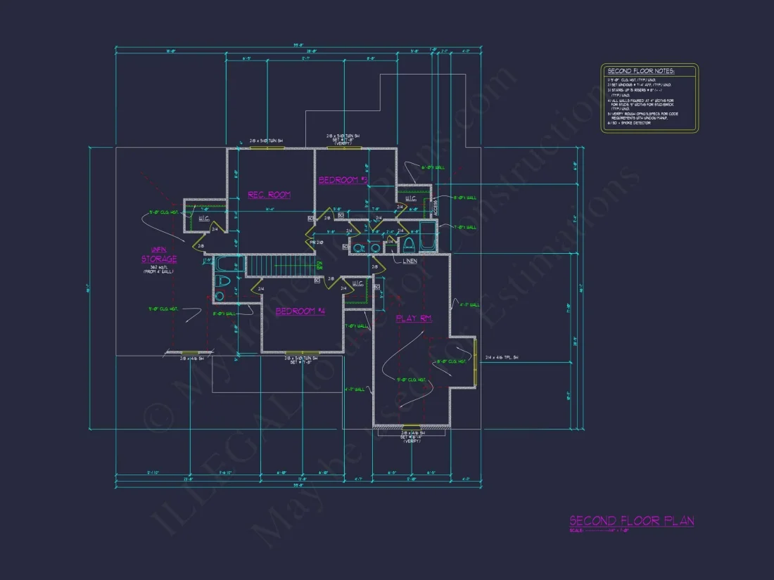 house Floor Plan with 2 Floors, 4 Bedrooms, and Open Designs