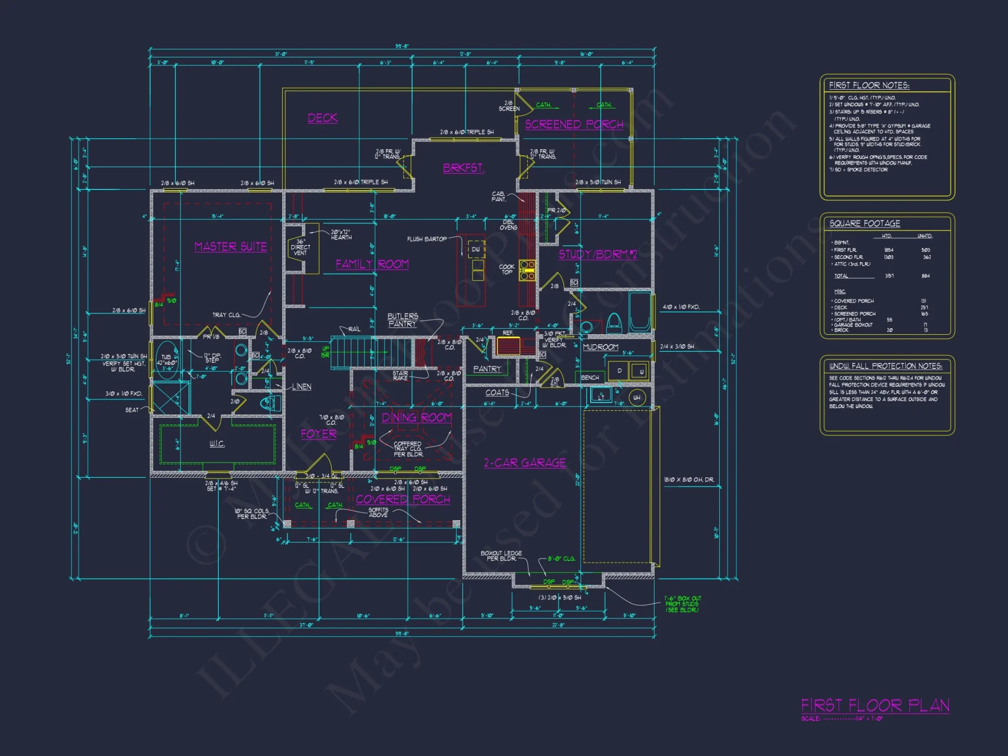 house Floor Plan with 2 Floors, 4 Bedrooms, and Open Designs