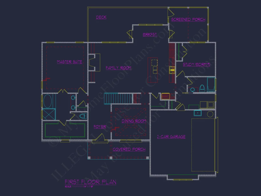 house Floor Plan with 2 Floors, 4 Bedrooms, and Open Designs