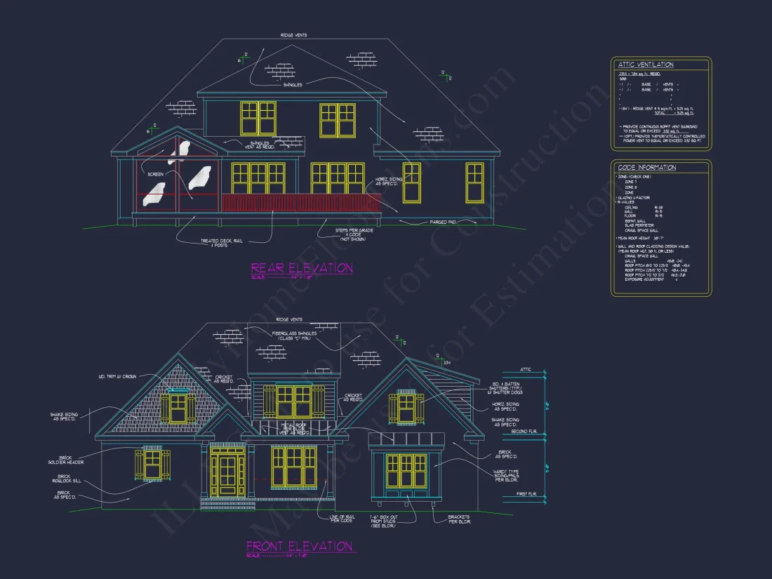house Floor Plan with 2 Floors, 4 Bedrooms, and Open Designs