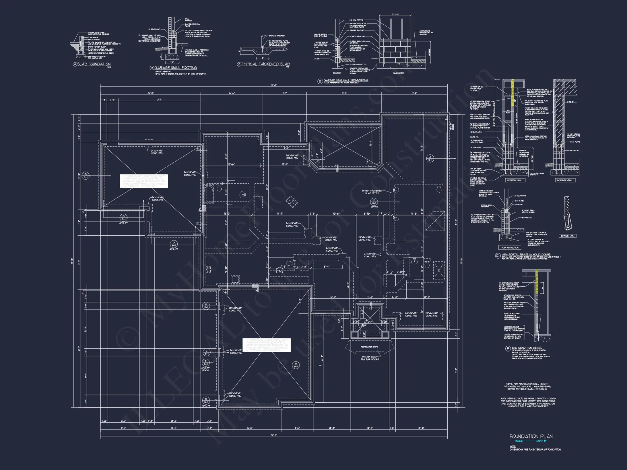 Spacious house Plan with Traditional Ranch Design and CAD Blueprint