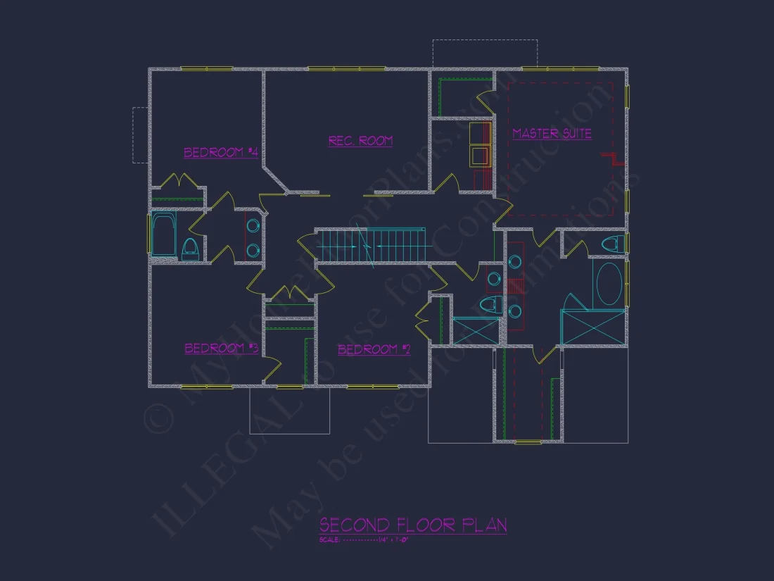 Traditional house Plan with CAD Designs and Spacious Layout