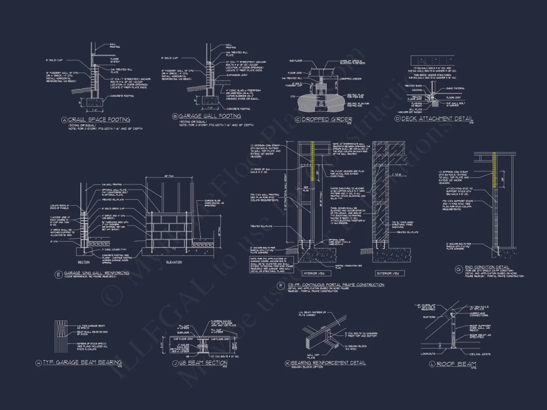 Custom house Blueprint with 4 Beds, 3 Baths & Floor Plan Designs