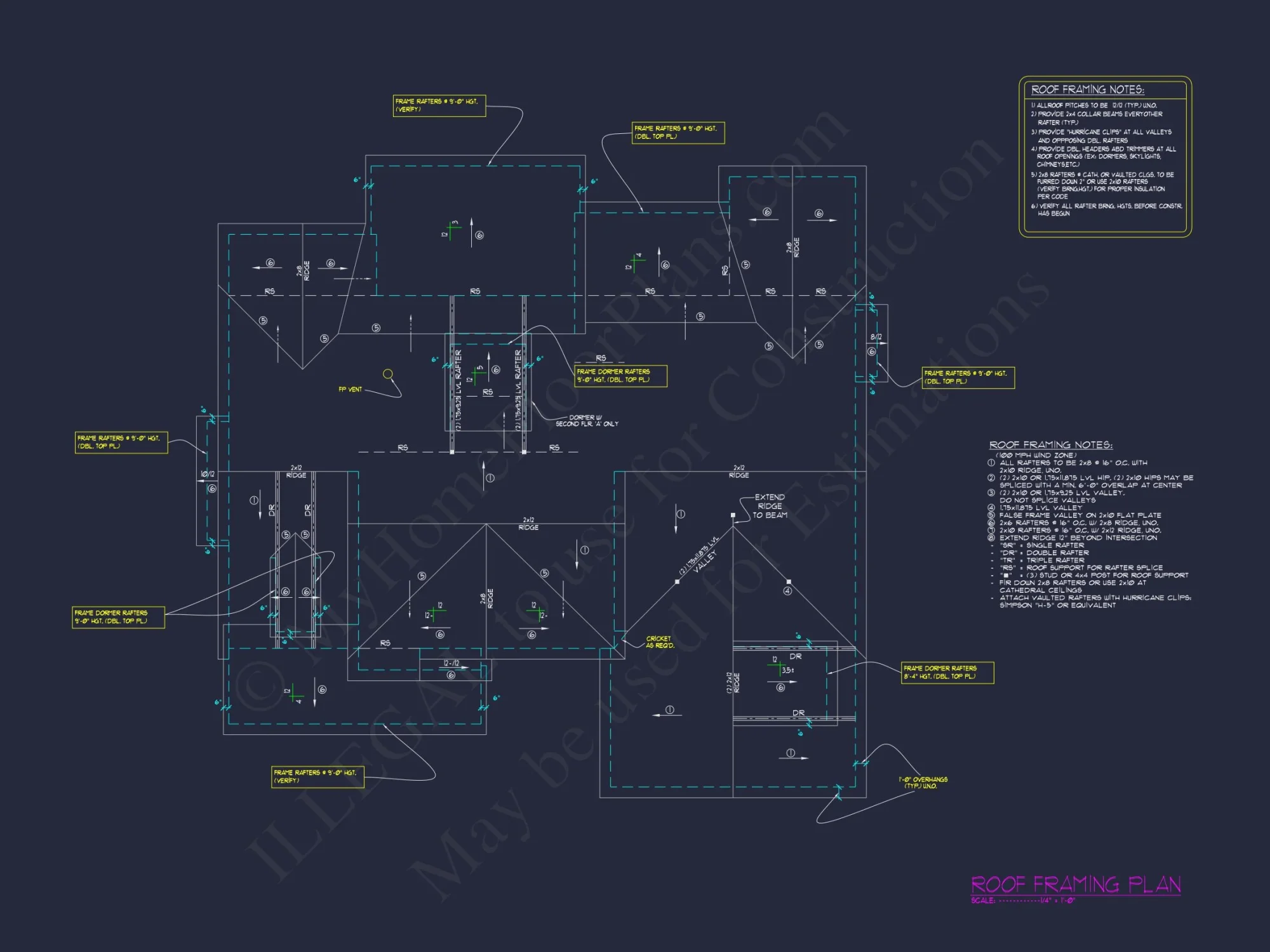 Custom house Blueprint with 4 Beds, 3 Baths & Floor Plan Designs