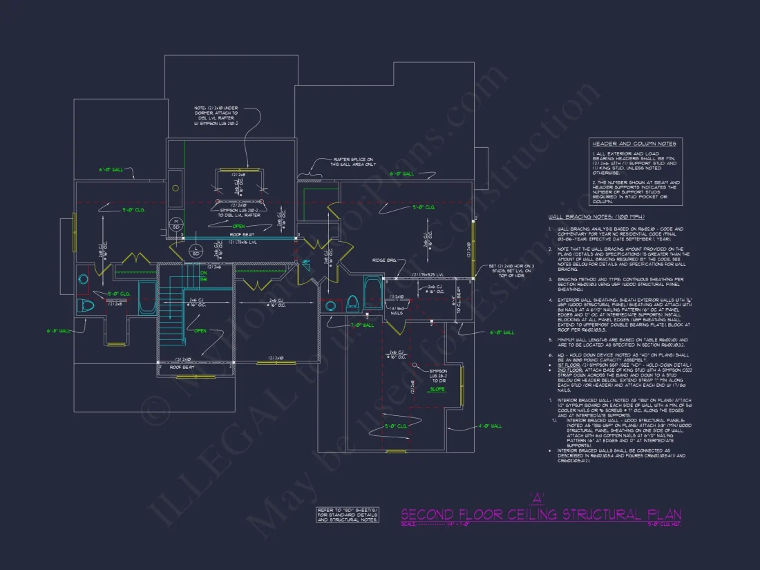 Custom house Blueprint with 4 Beds, 3 Baths & Floor Plan Designs