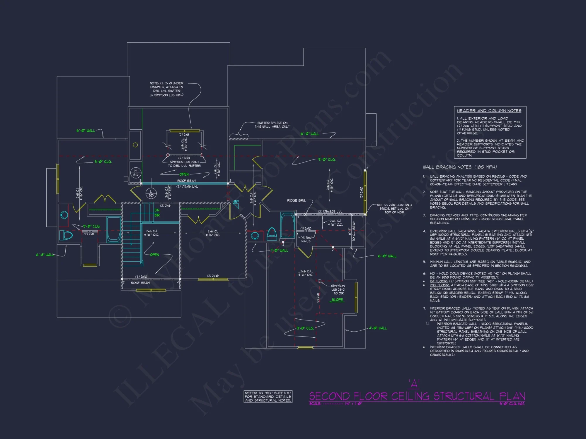Custom house Blueprint with 4 Beds, 3 Baths & Floor Plan Designs