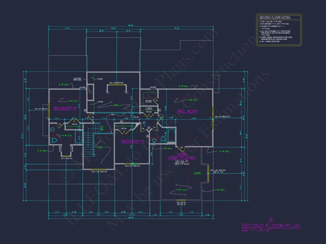 Custom house Blueprint with 4 Beds, 3 Baths & Floor Plan Designs