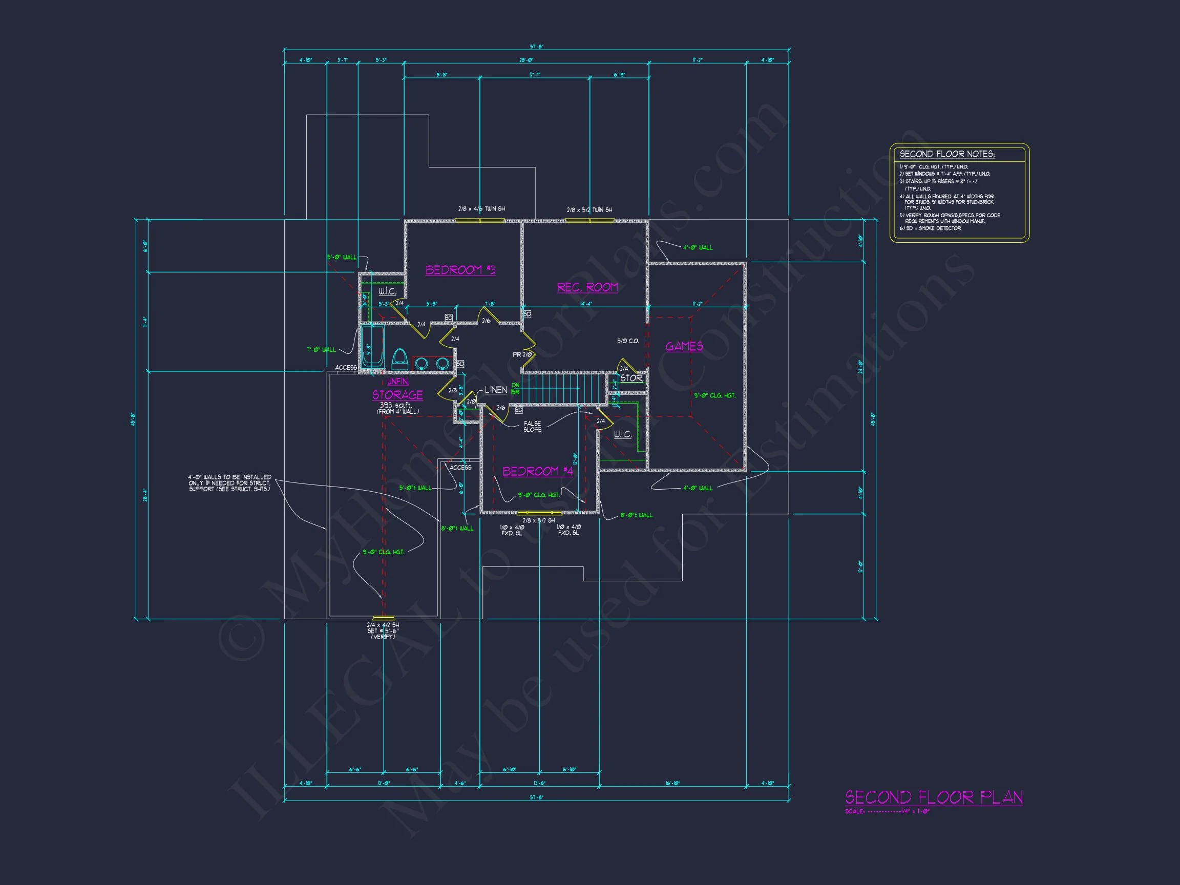 Craftsman house Floor Plan with CAD Designs and Blueprints