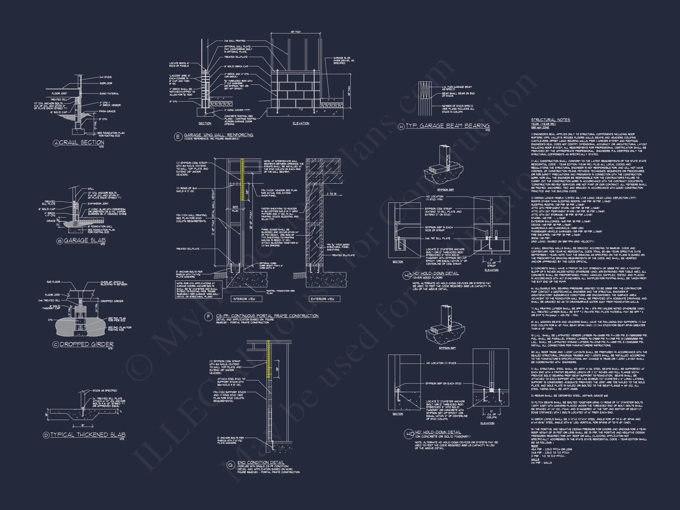 15-1936 HOUSE PLAN - Craftsman House Plan with CAD Architectural Designs 13 Craftsman house Plan with CAD Architectural Designs