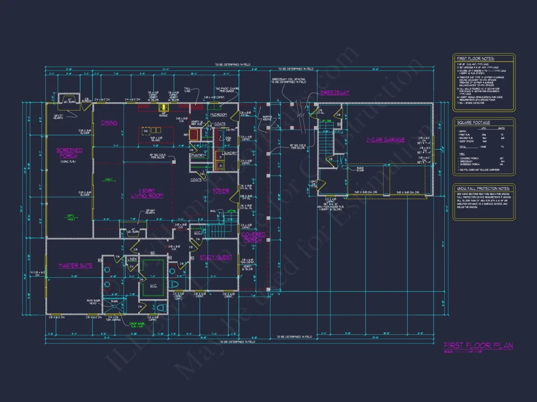 Craftsman house Plan with CAD Architectural Designs