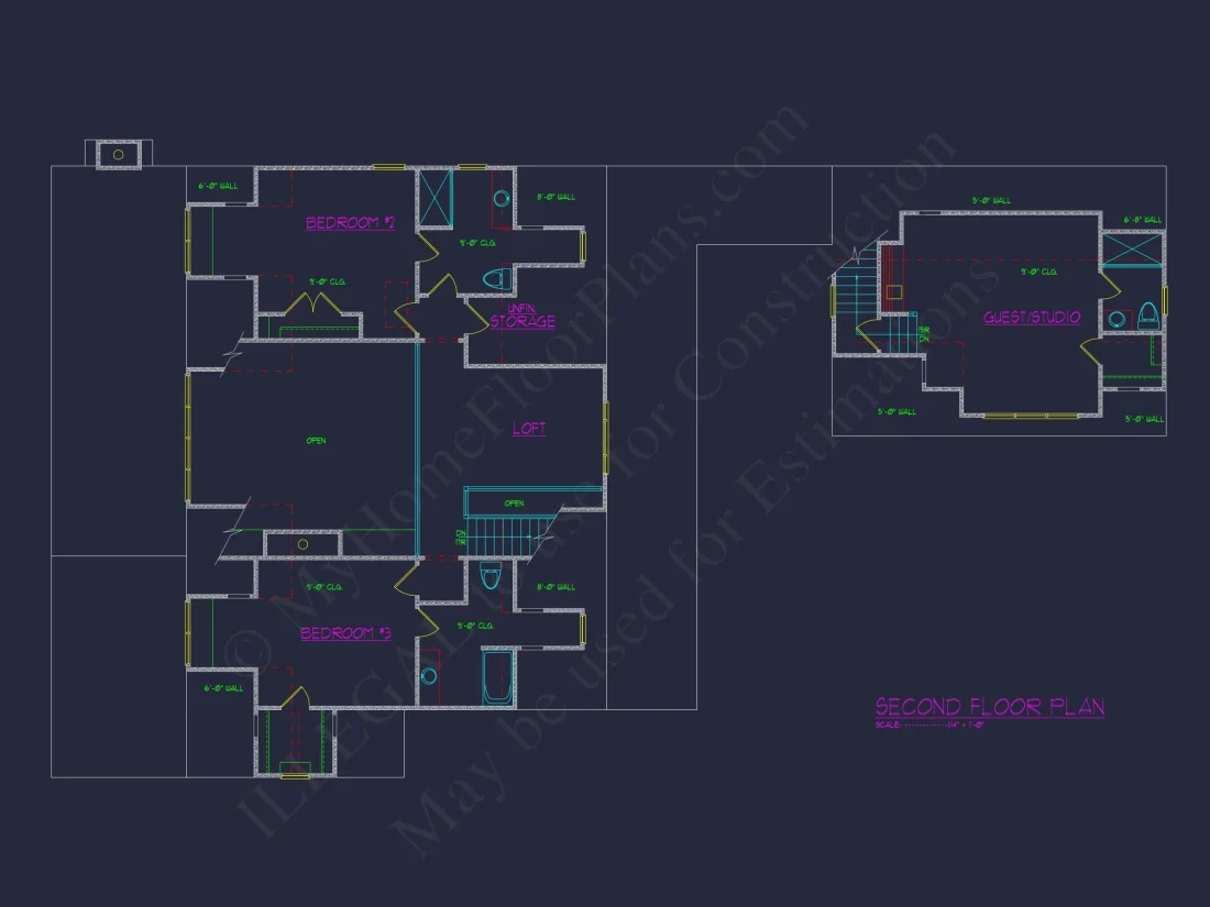 Craftsman house Plan with CAD Architectural Designs