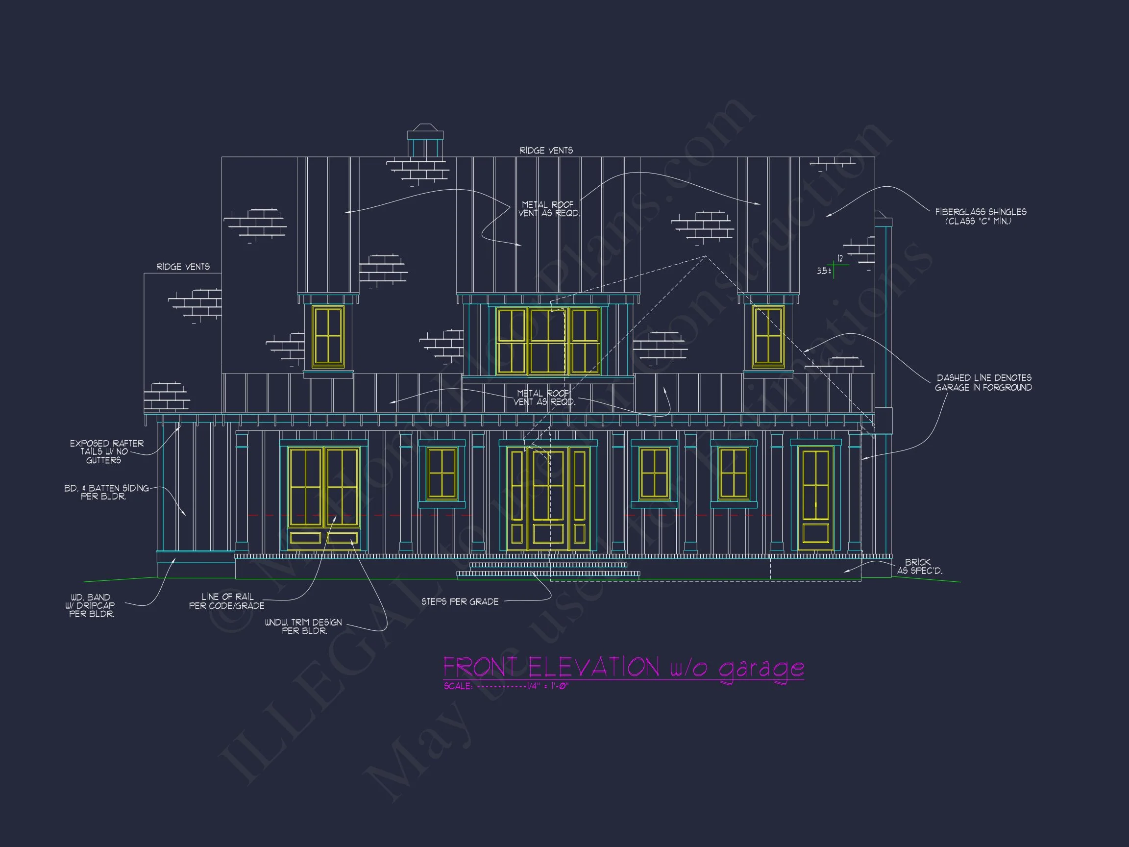 15-1936 HOUSE PLAN - Craftsman House Plan with CAD Architectural Designs 3 Craftsman house Plan with CAD Architectural Designs