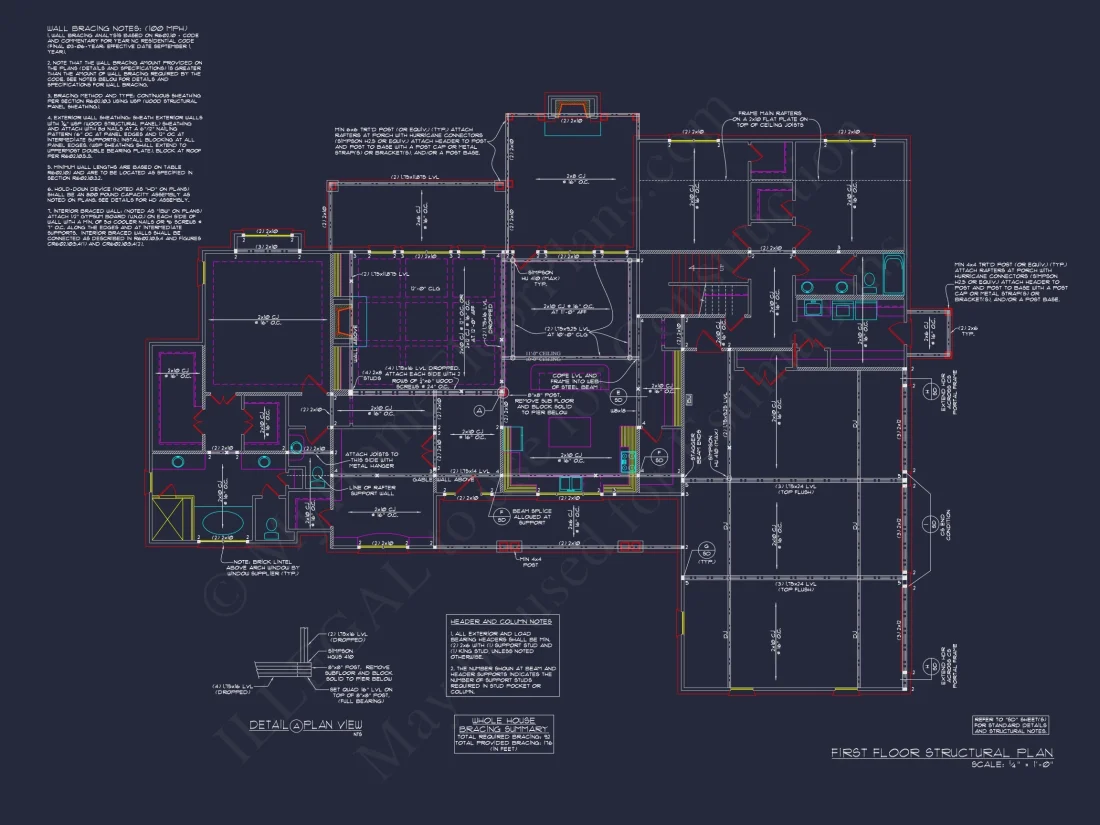 Spacious 2-Story house Plan with 3 Bedrooms and 3-Car Garage