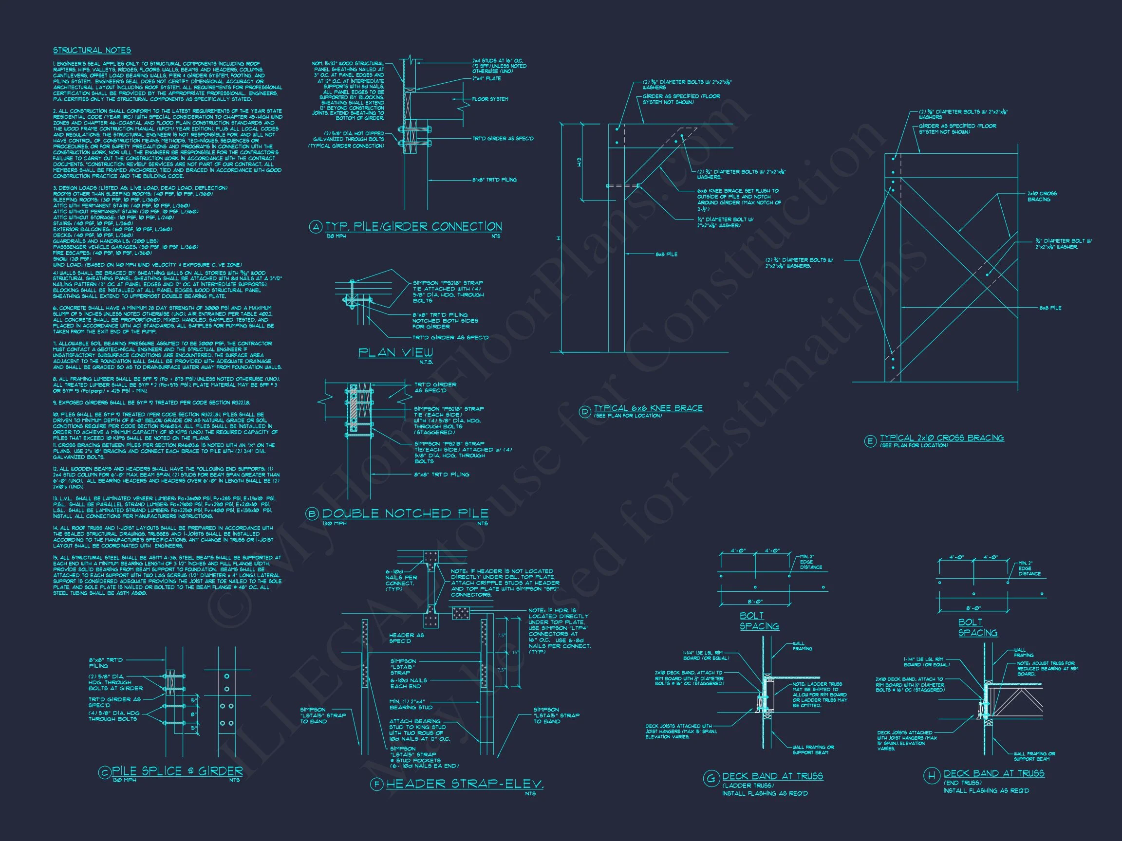 15-1769 HOUSE PLAN - Coastal Beach House Plan with 4 Bedrooms and Open Designs 14 Coastal Beach house Plan with 4 Bedrooms and Open Designs
