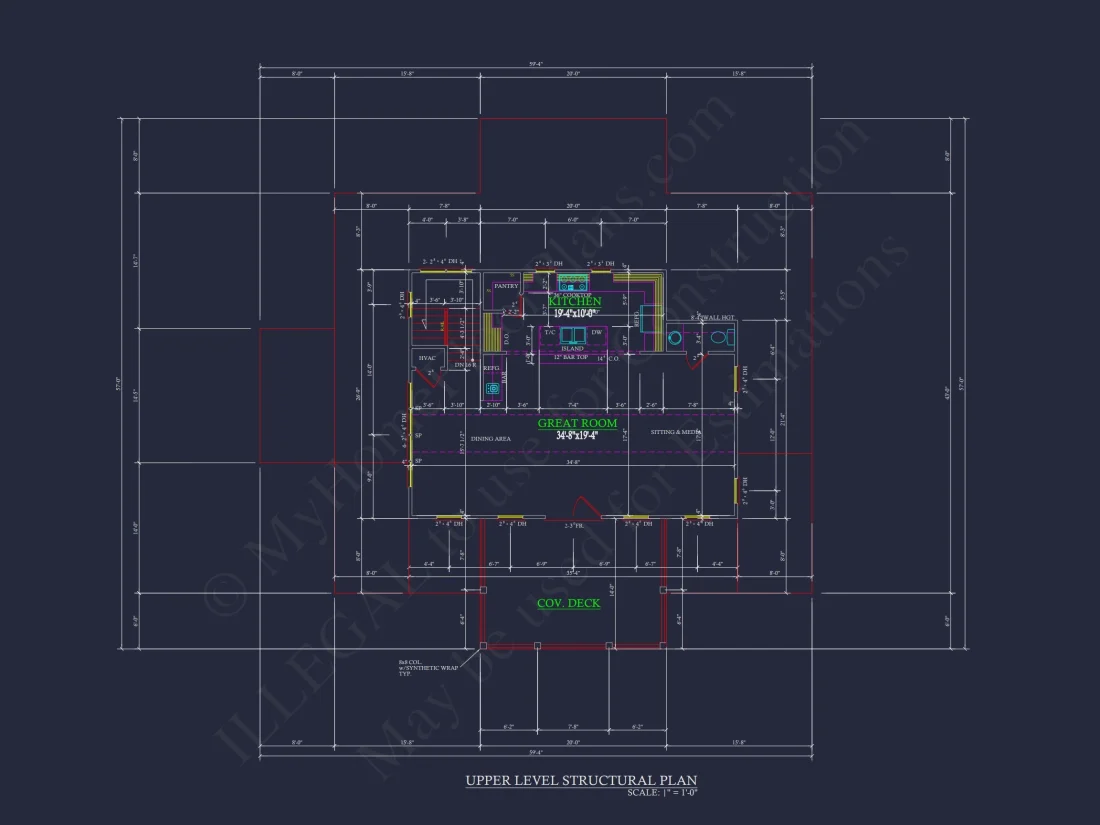 Coastal Beach house Plan with 4 Bedrooms and Open Designs