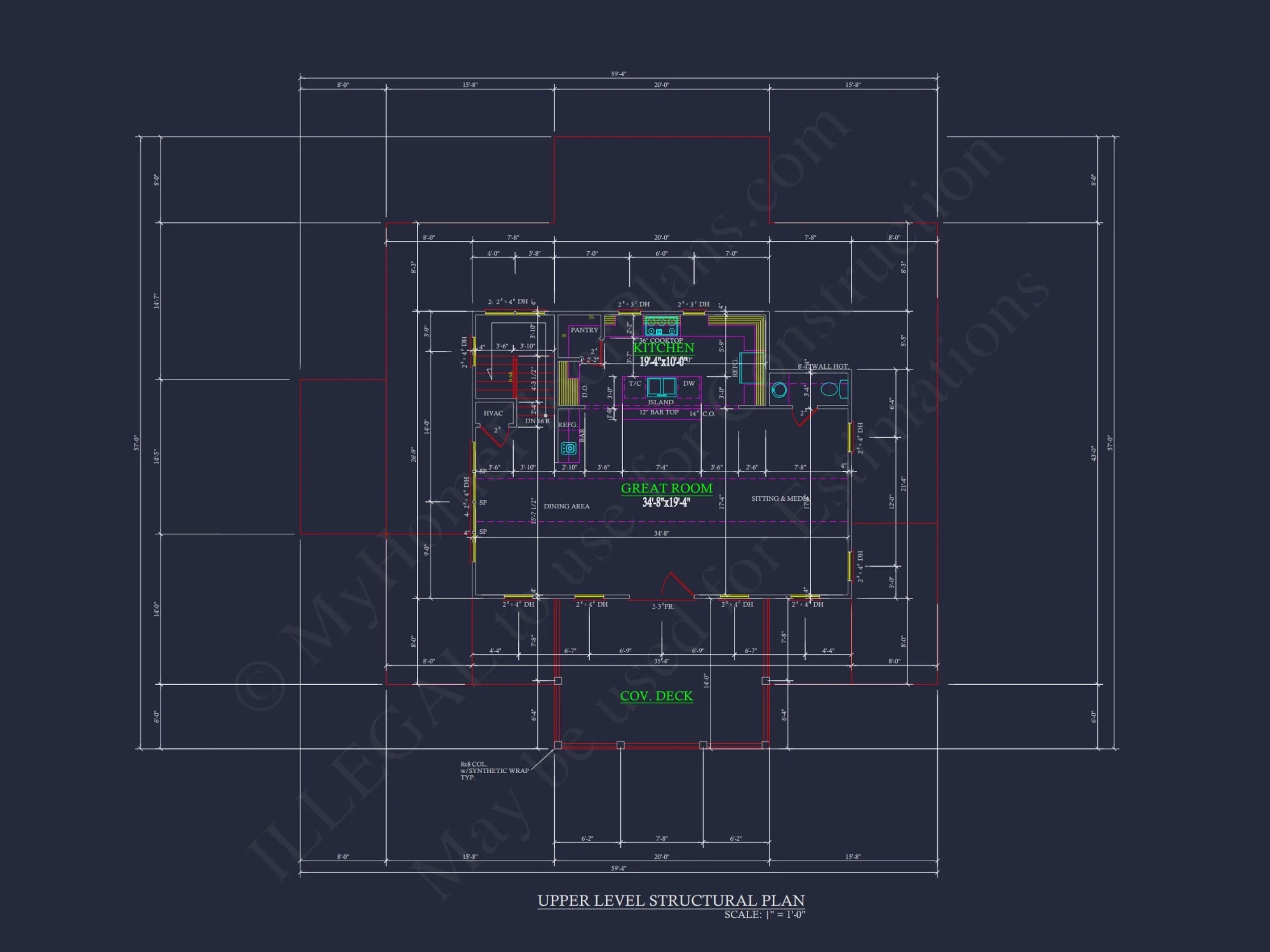 Coastal Beach house Plan with 4 Bedrooms and Open Designs